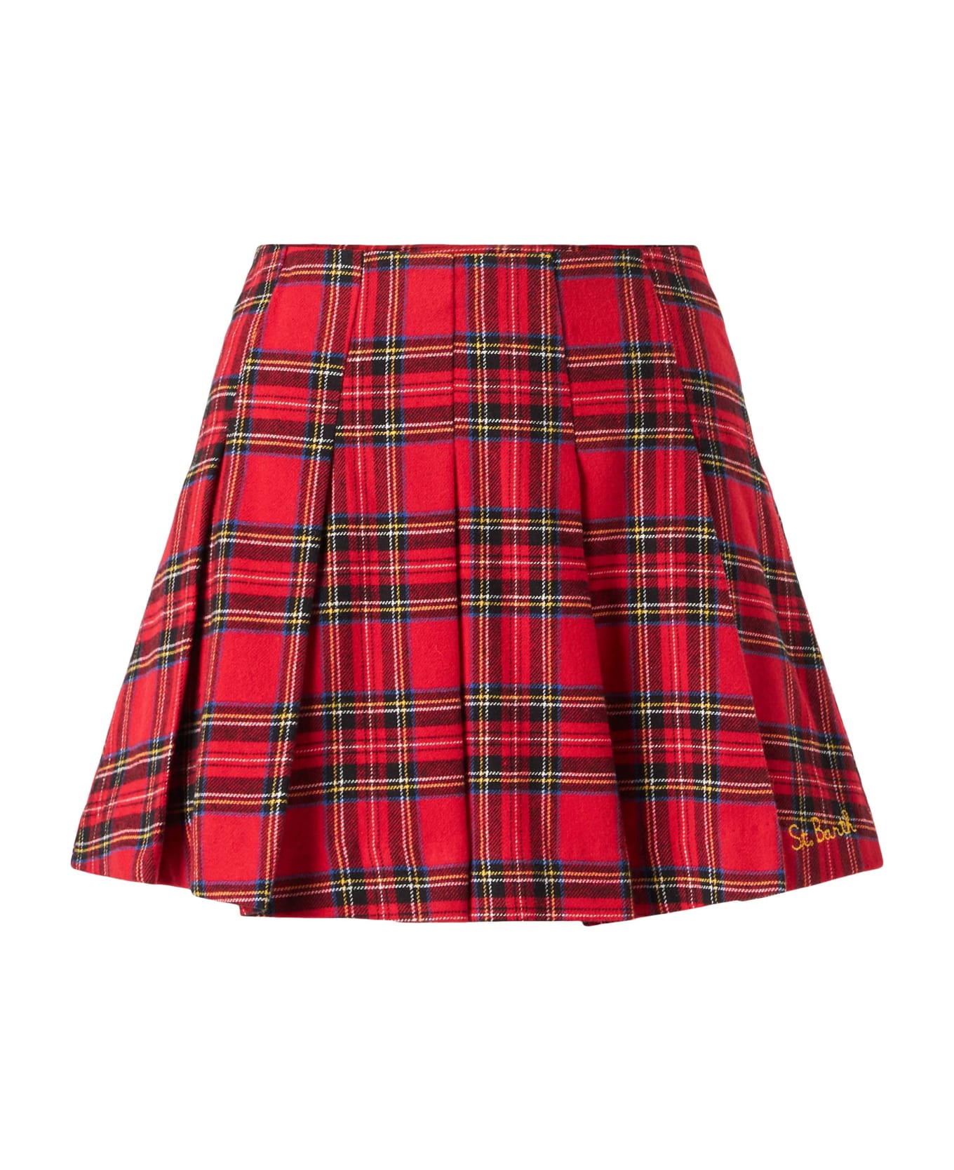 MC2 Saint Barth Woman Flannel Skirt - RED スカート