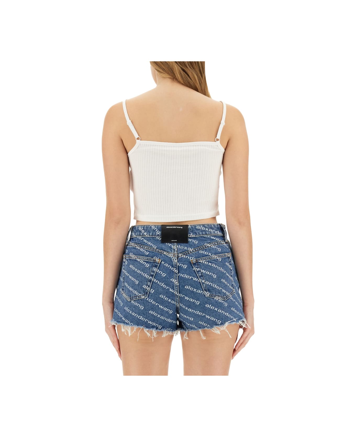 T by Alexander Wang Canvas "cami" - WHITE