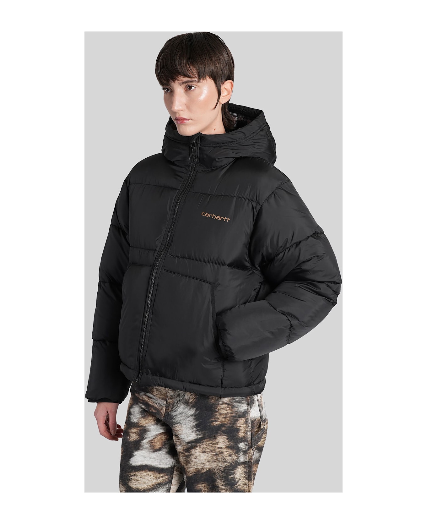 Carhartt W Toronto Jacket Puffer In Black Polyester - black
