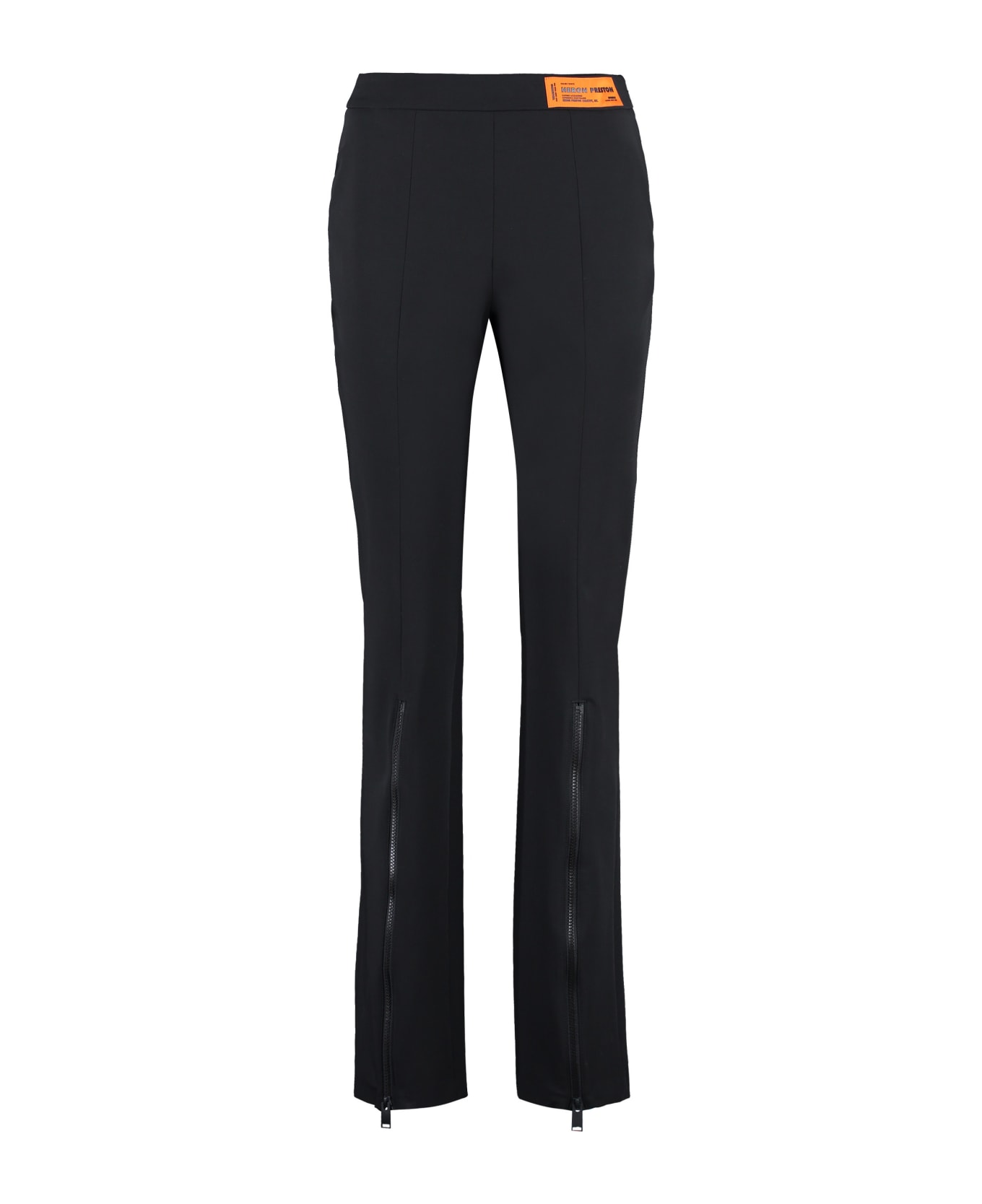 HERON PRESTON Stretch Gabardine Trousers - black