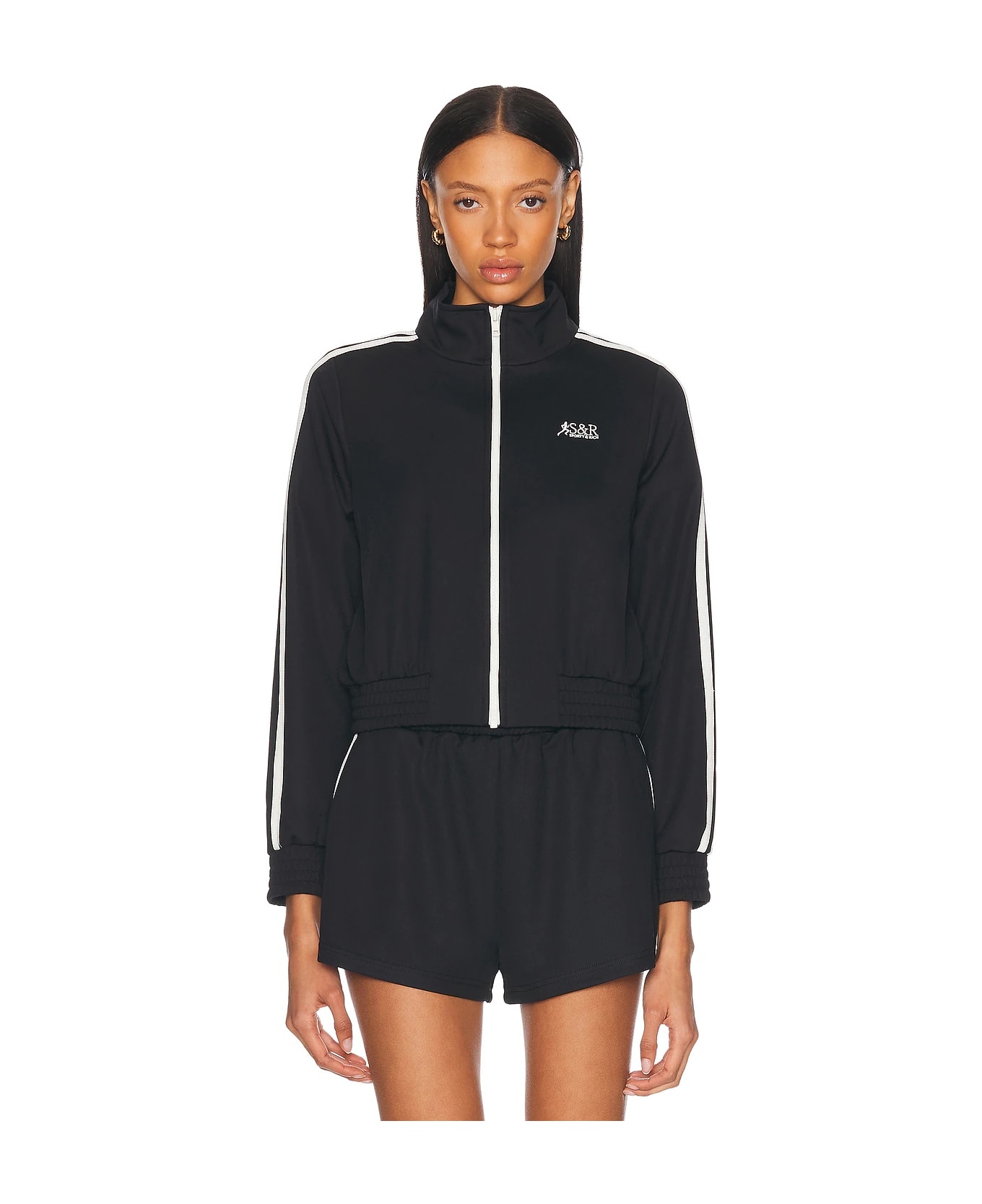 Sporty 
Rich Sr Runner Elio Track Jacket - Black