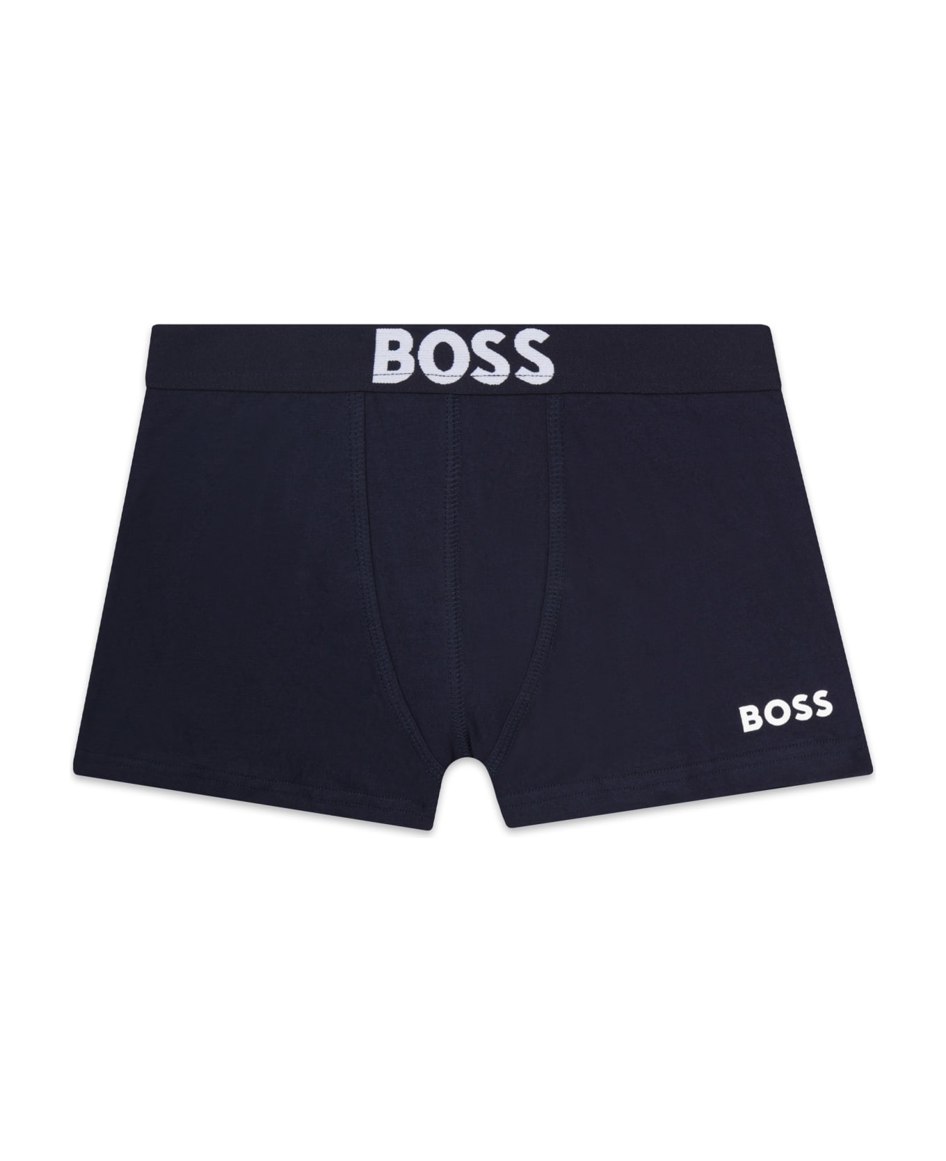 Hugo Boss Set Of 2 Boxers With Print - Blue