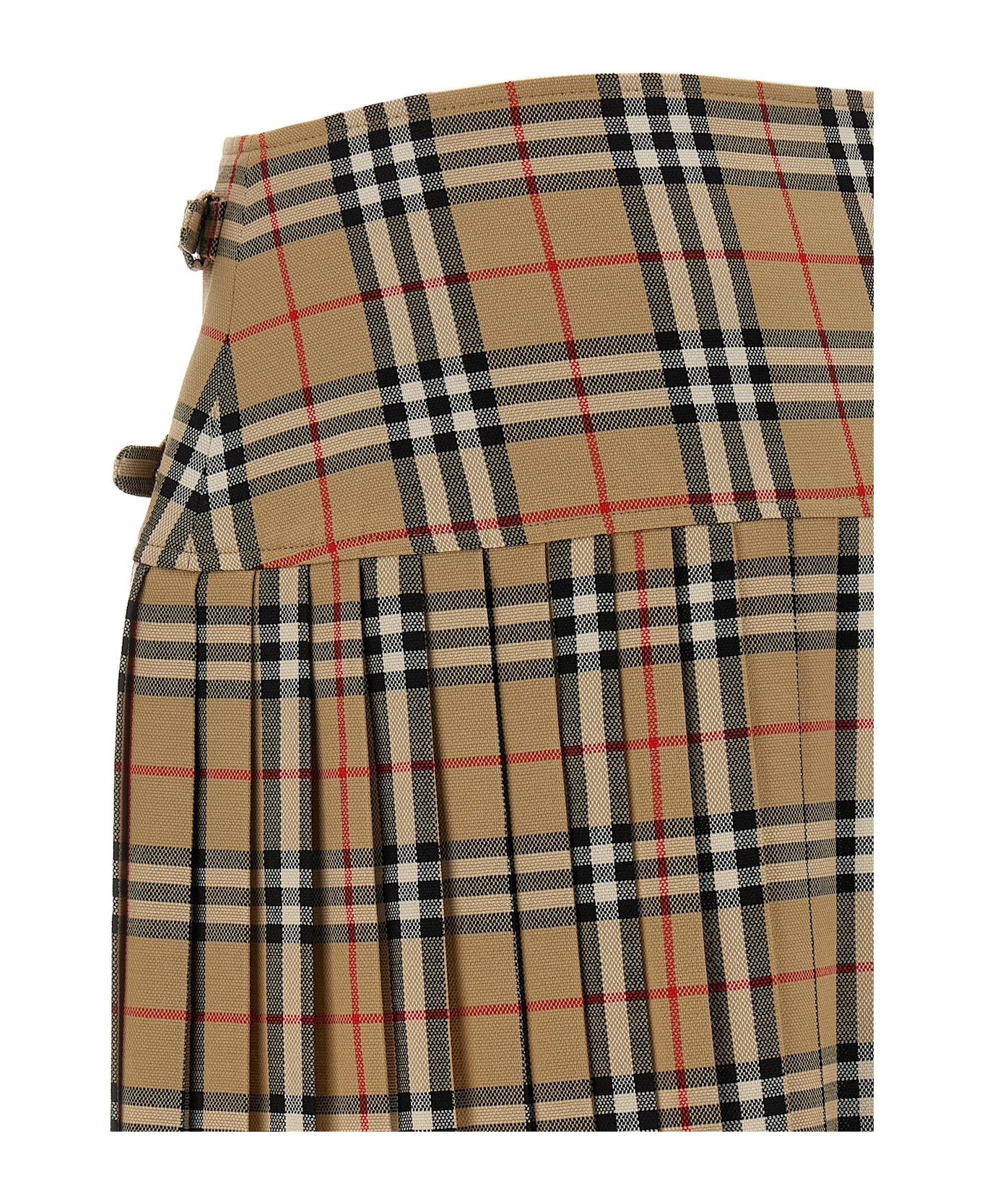 Burberry Kilt Skirt - Beige