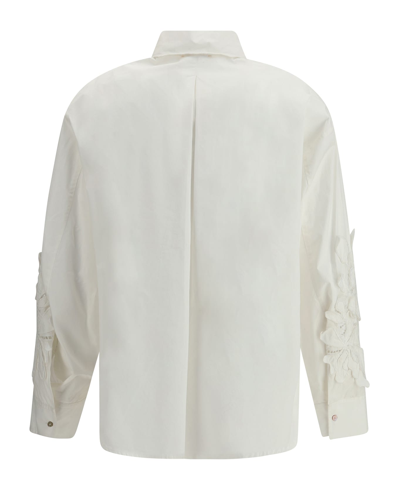 Forte_Forte Shirt With Embroidery - Bianco