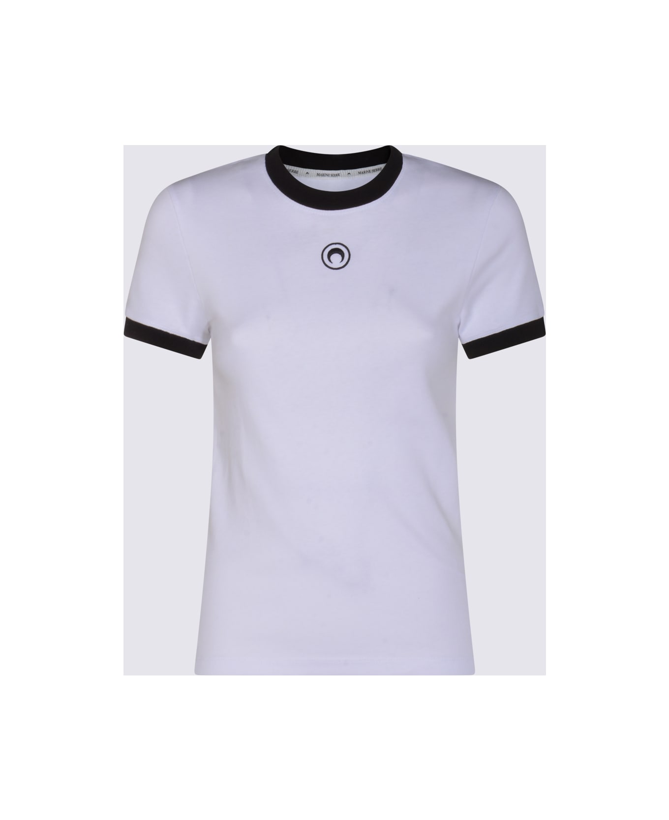 Marine Serre White Cotton T-shirt - White