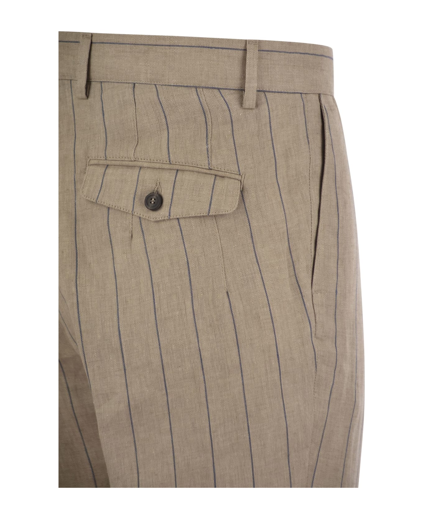 Peserico Pure Linen Chino Trousers