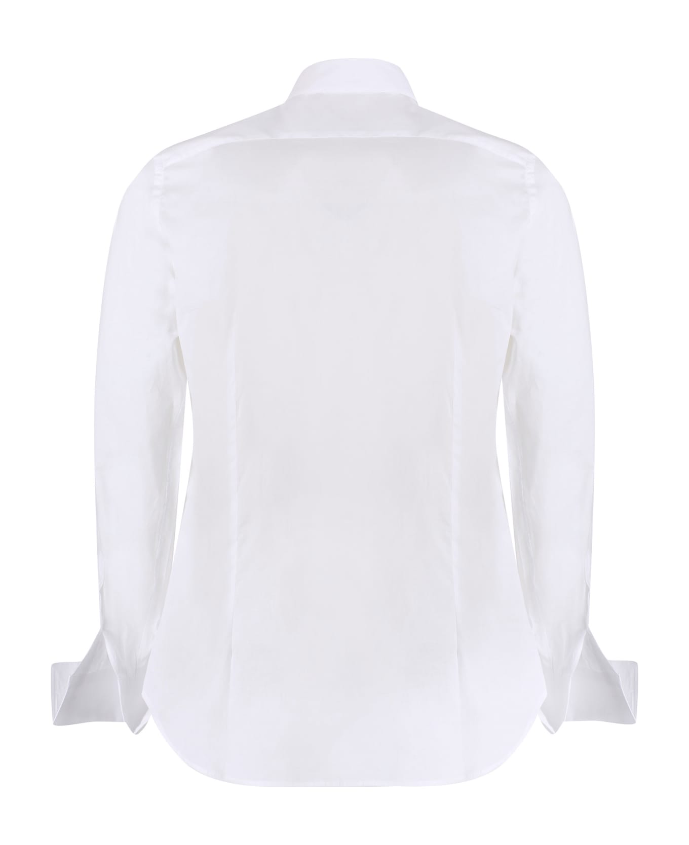 Canali Cotton Shirt - White シャツ