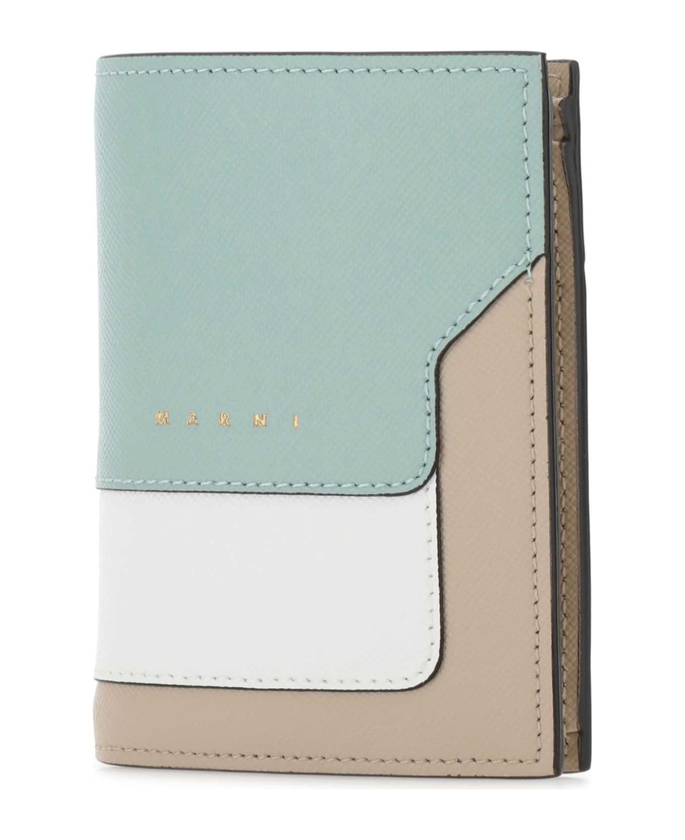 Marni Two-tone Leather Wallet - Z120N