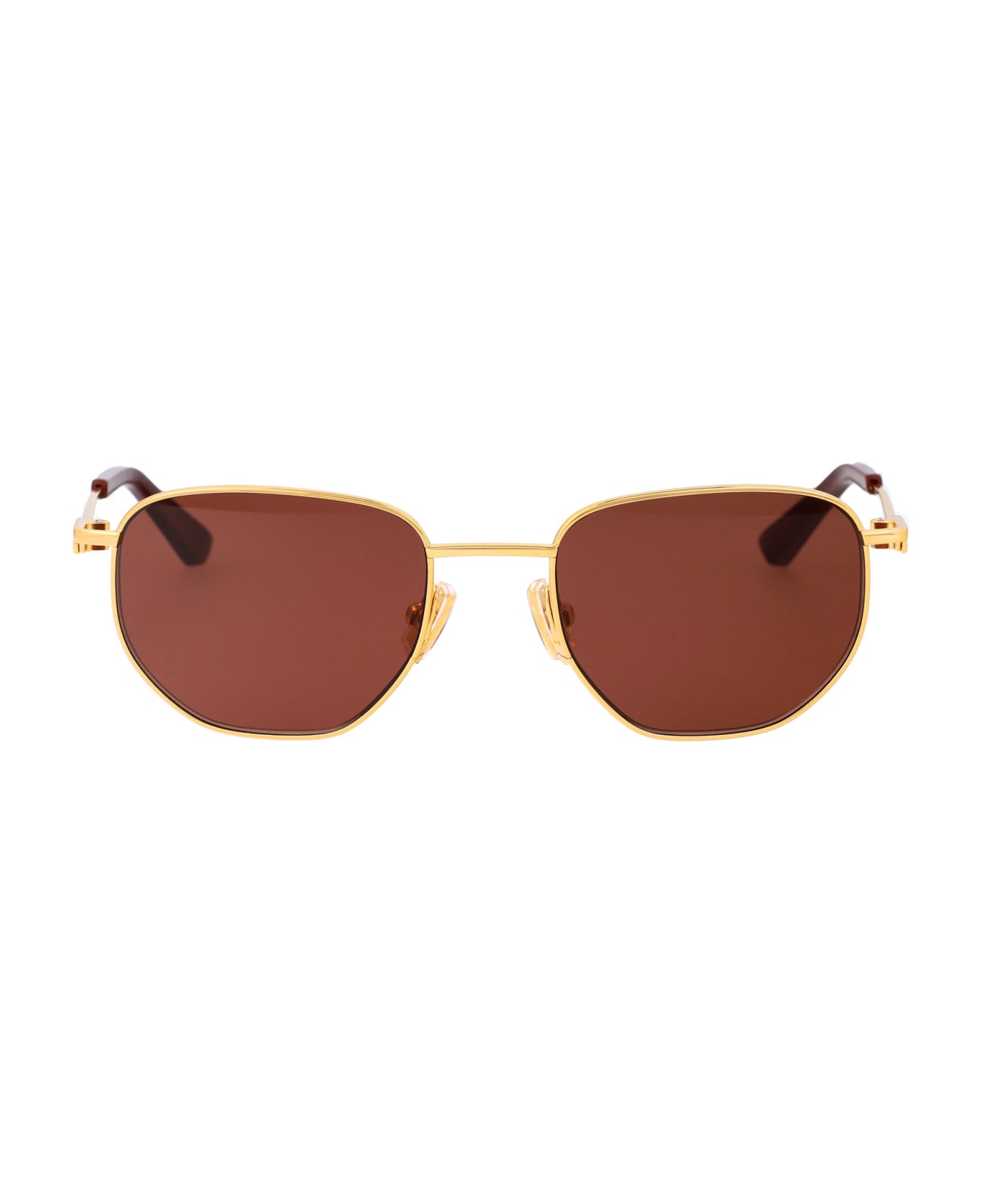 Bottega Veneta Eyewear Bv1301s Sunglasses - 003 GOLD GOLD BROWN