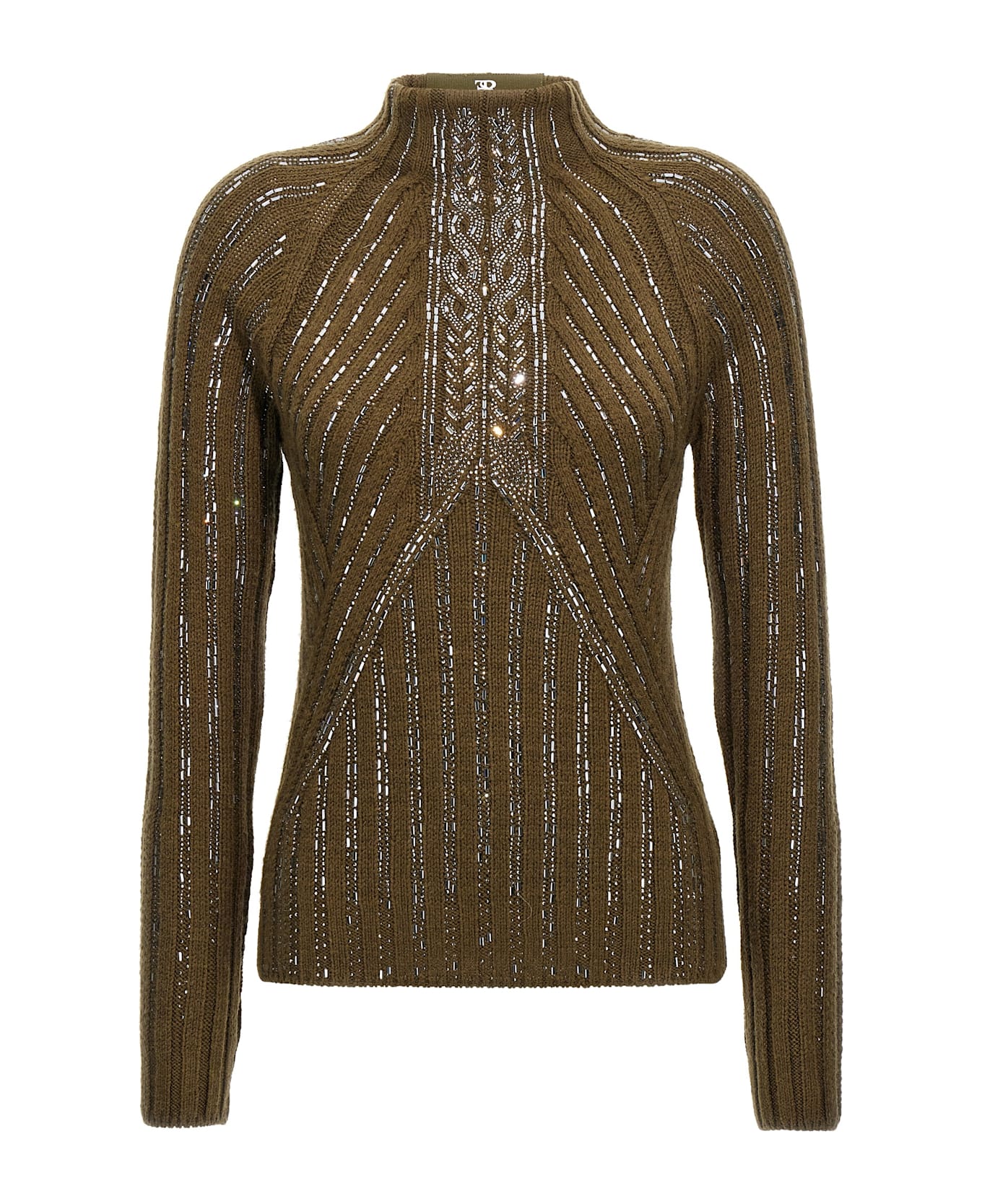 Ermanno Scervino Rhinestone Sweater - Multicolor