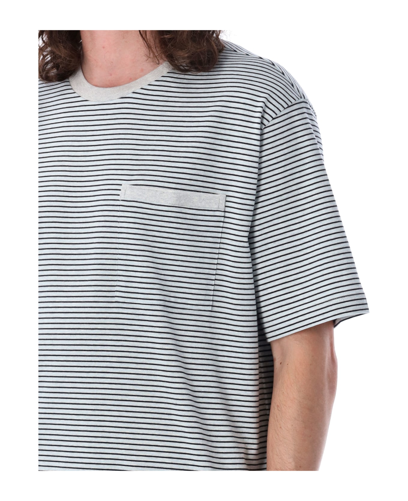 Thom Browne Oversized Short Sleeved Pocket T-shirt - MEDIUM BLUE