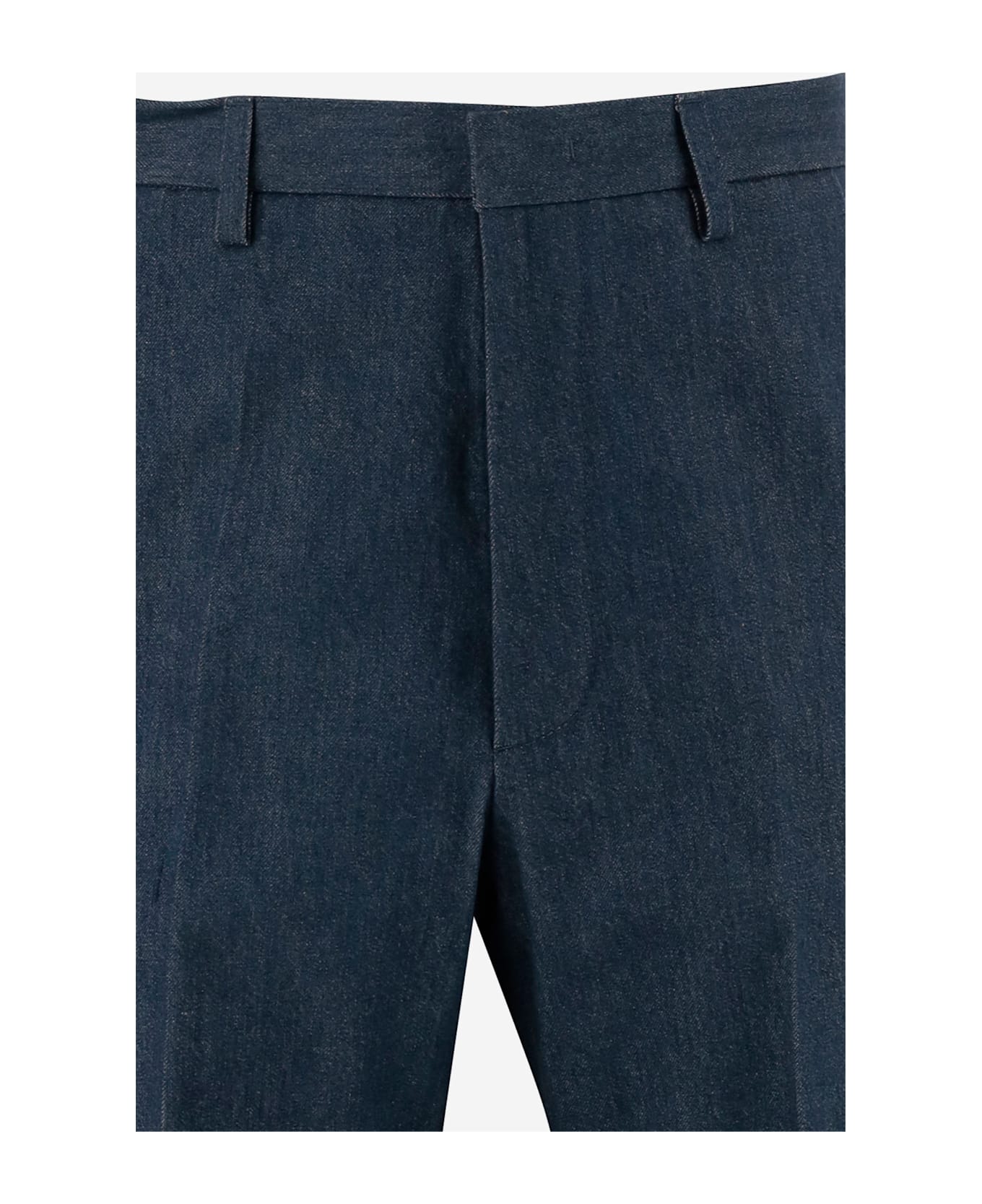 Valentino Cotton Denim Jeans - Denim