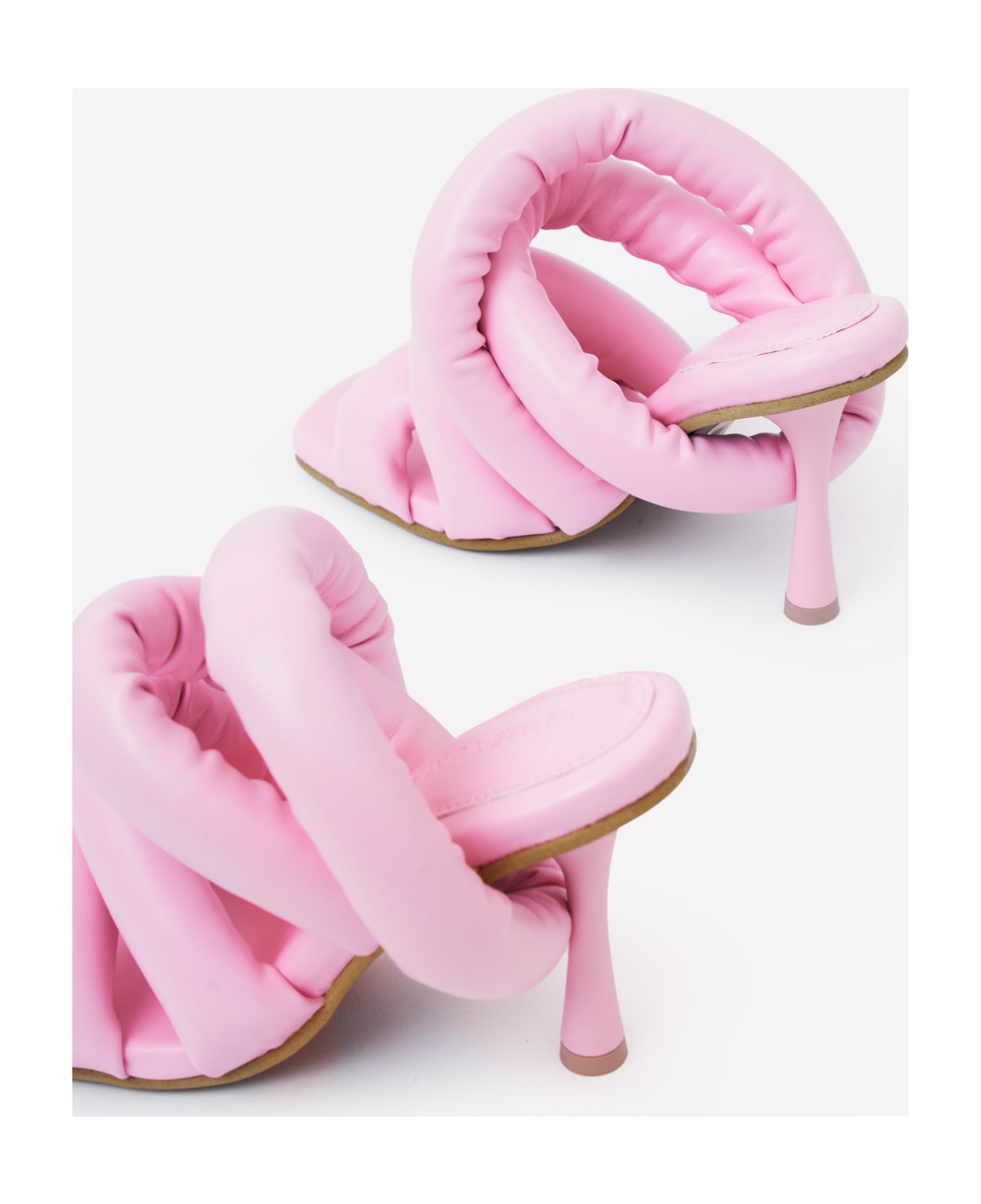 YUME YUME Circular Heel Sandals - rose-pink サンダル