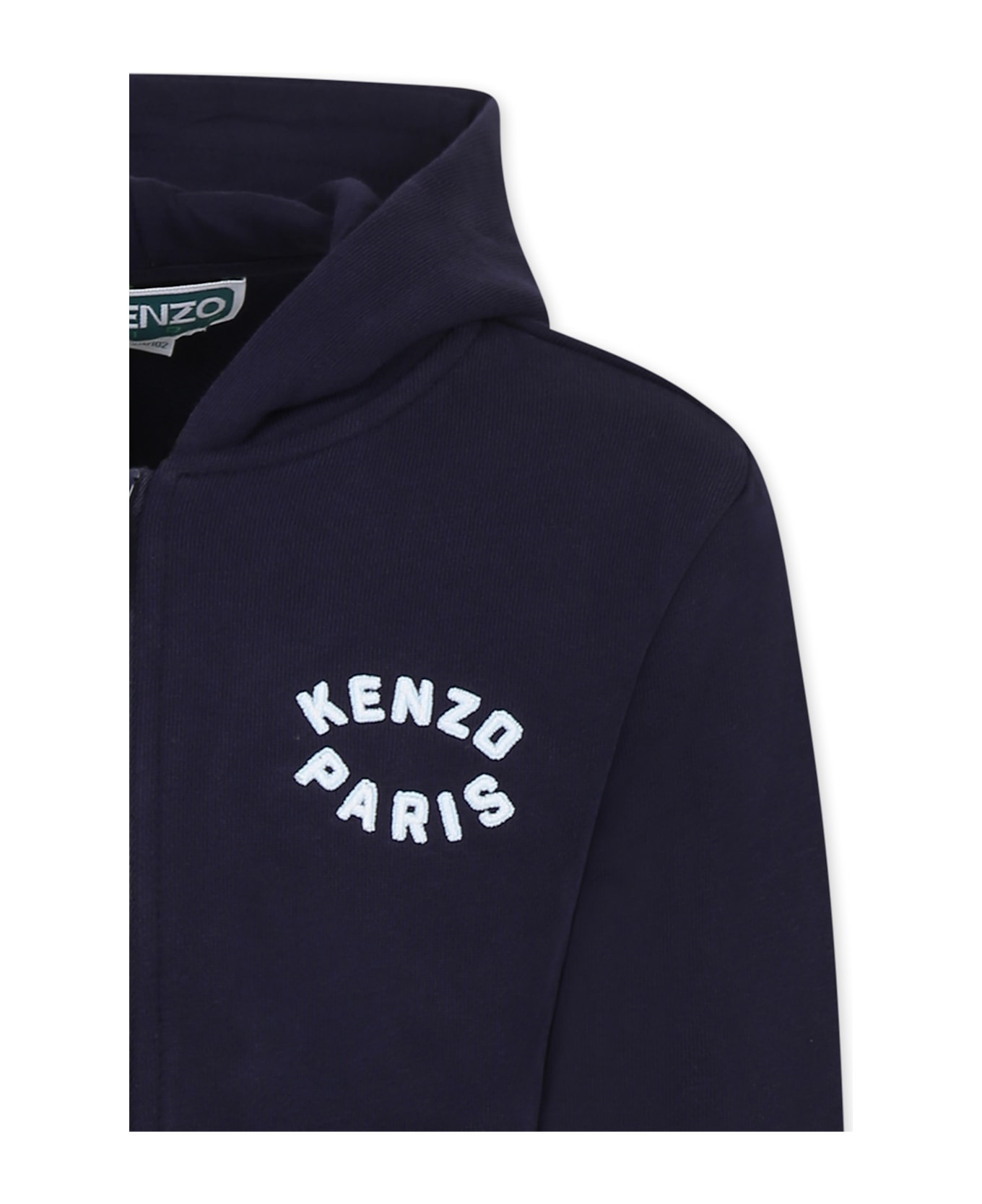 Kenzo Kids Blue Sweatshirt For Kids With Logo - Blue