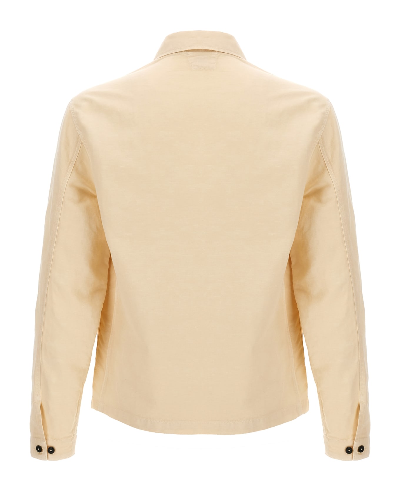 C.P. Company Overlapping Pocket Overshirt - Bianco