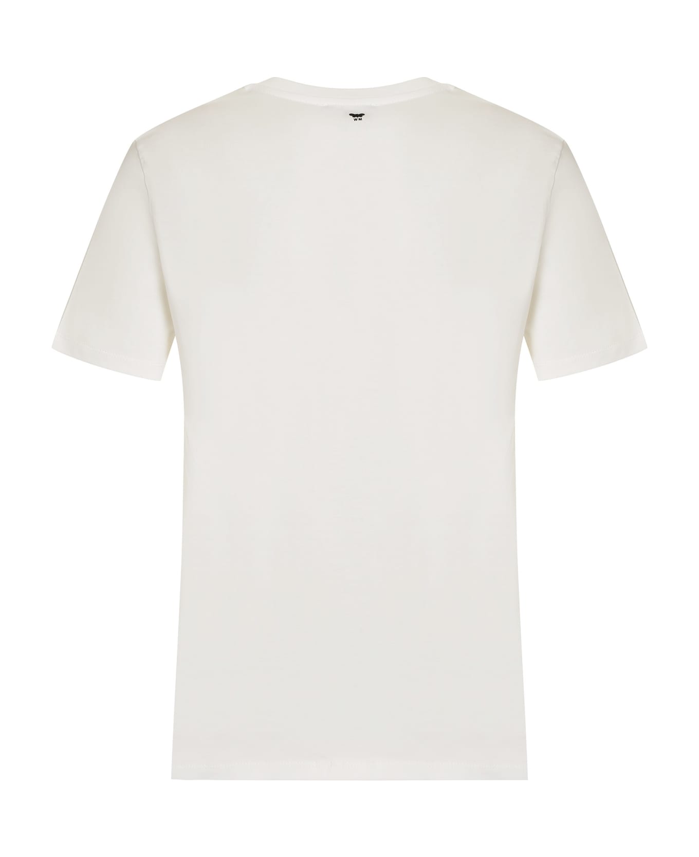Weekend Max Mara Nervi Cotton Crew-neck T-shirt - White