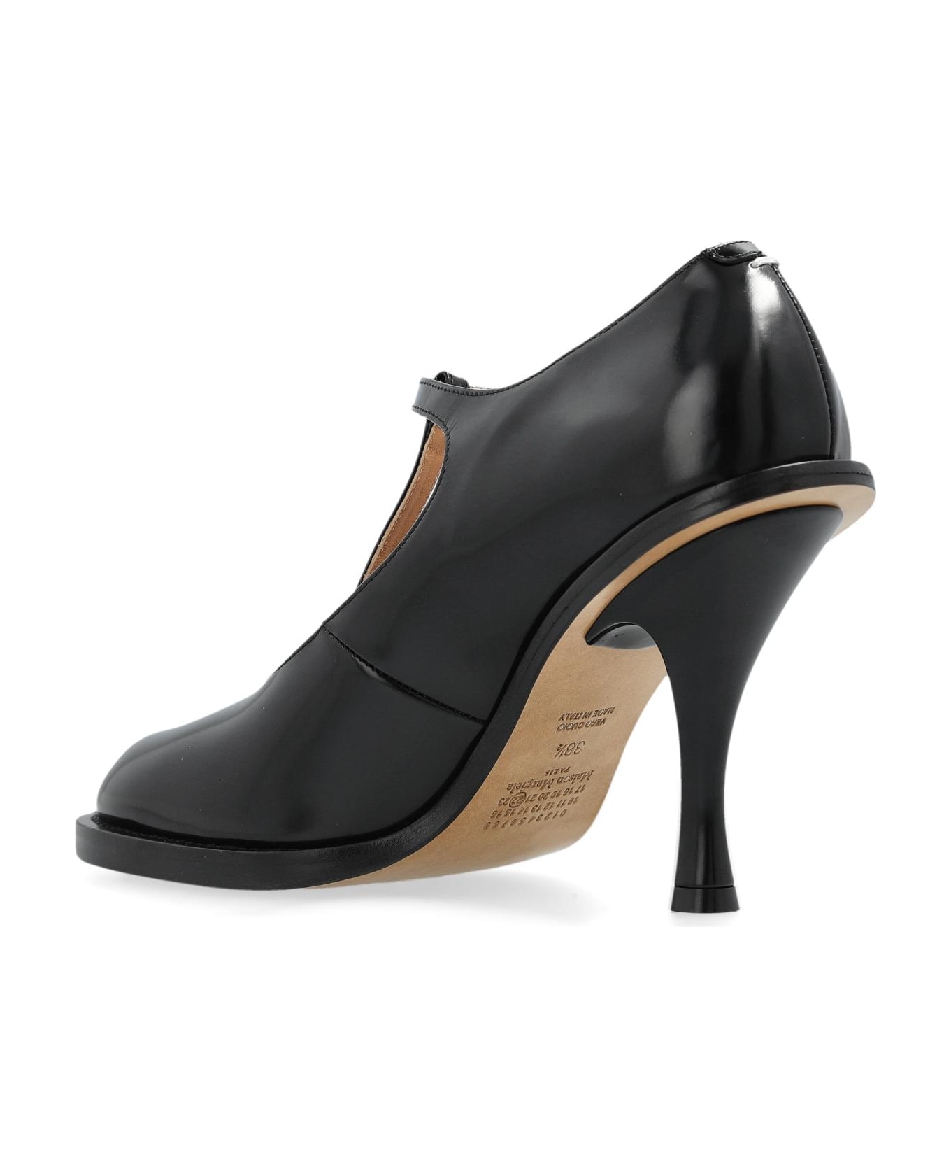 Maison Margiela Heeled Shoes With 'tabi' Cut-out - Nero