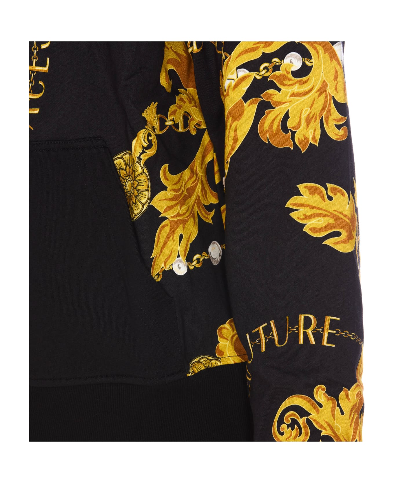 Versace Jeans Couture Chain Couture Zipped Sweatshirt