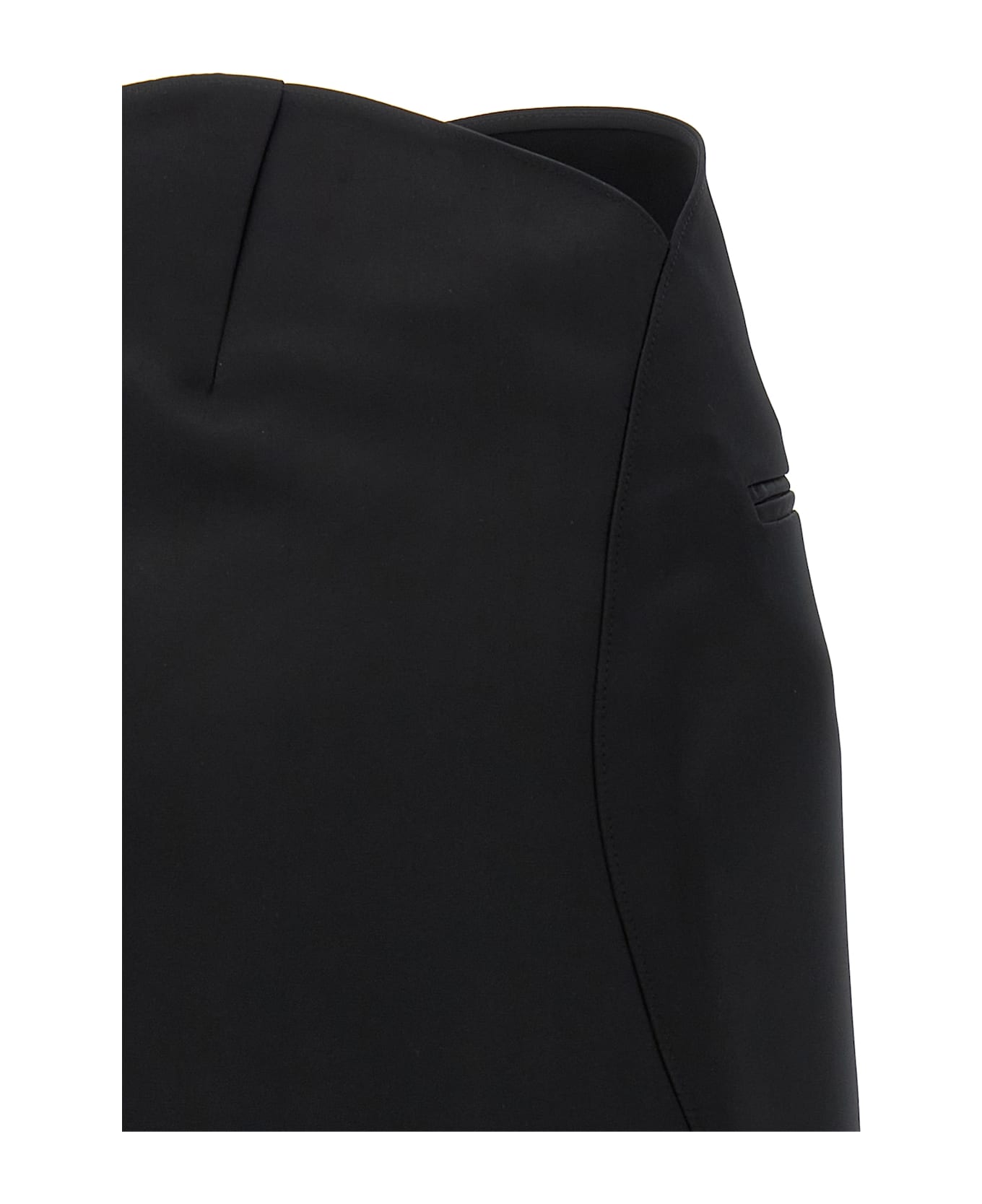 Courrèges 
circle Satin
 Skirt