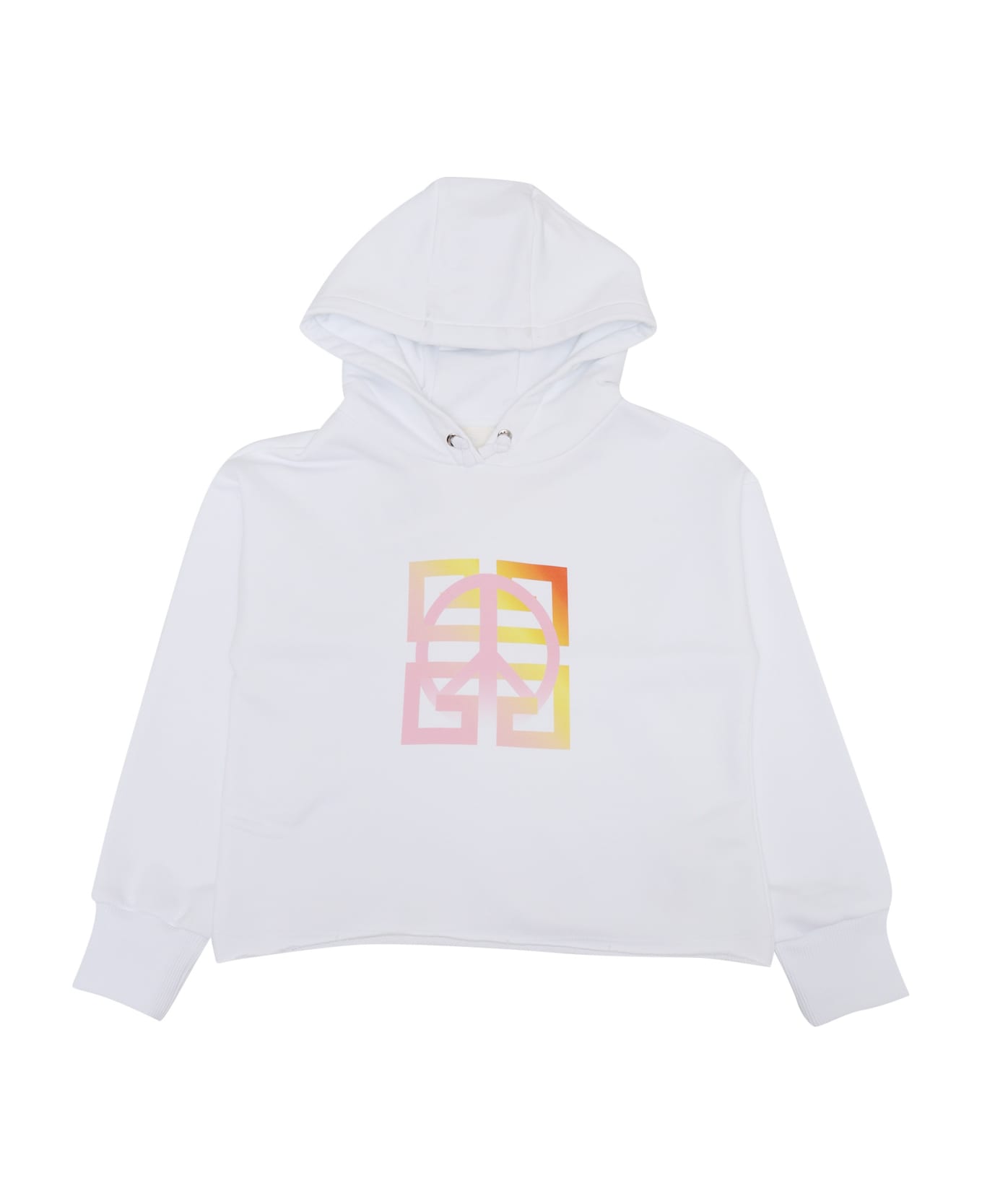 Givenchy 4g Peace Hoodie - WHITE