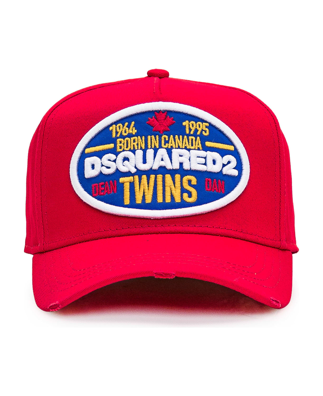Dsquared2 Baseball Cap - ROSSO 帽子