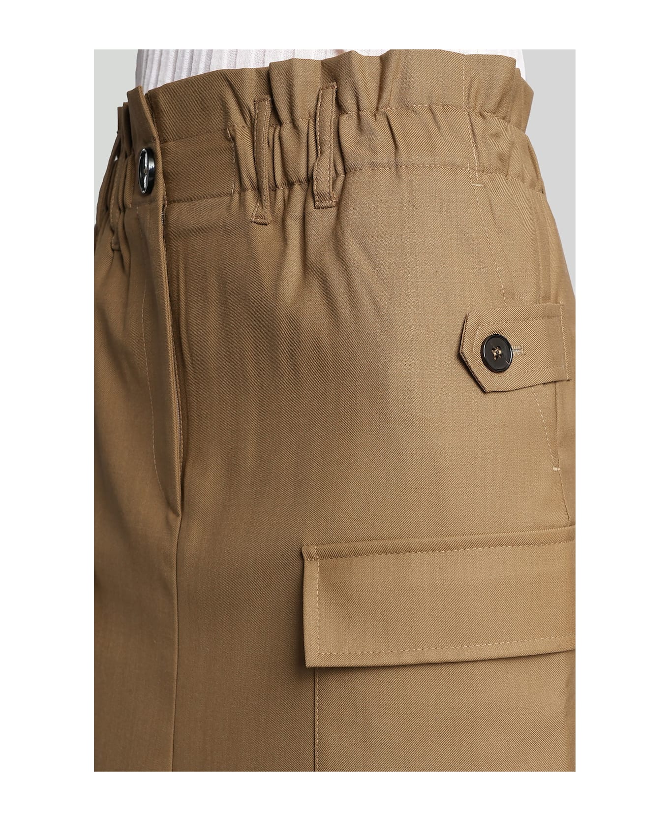 IRO Carrie Skirt In Camel Wool - Camel