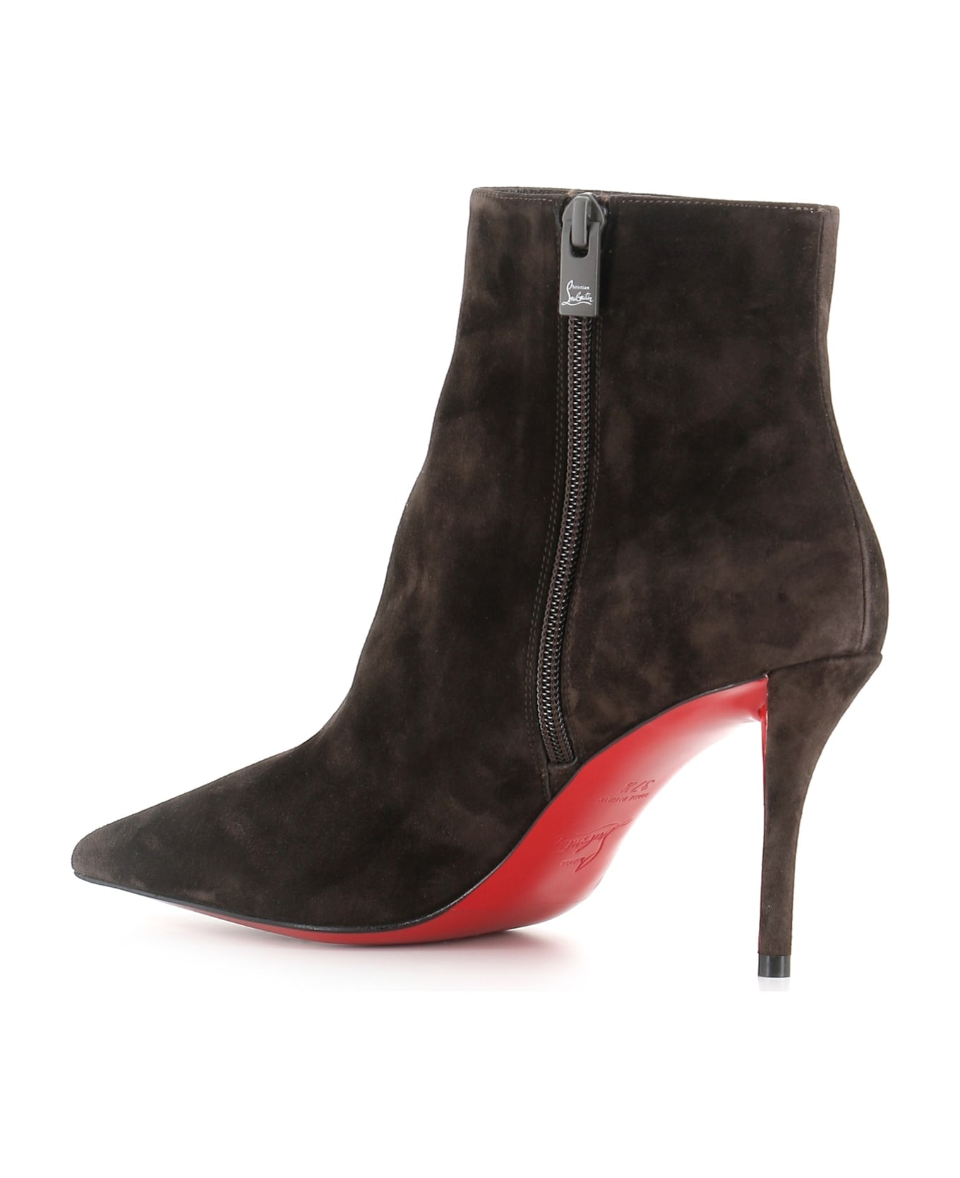 Christian Louboutin <strong
</strong
ankle Boot Miss Z Booty 80 - Brown