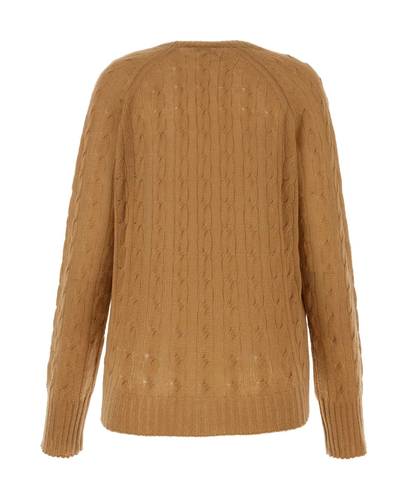 Etro Camel Cashmere Sweater - BEIGE