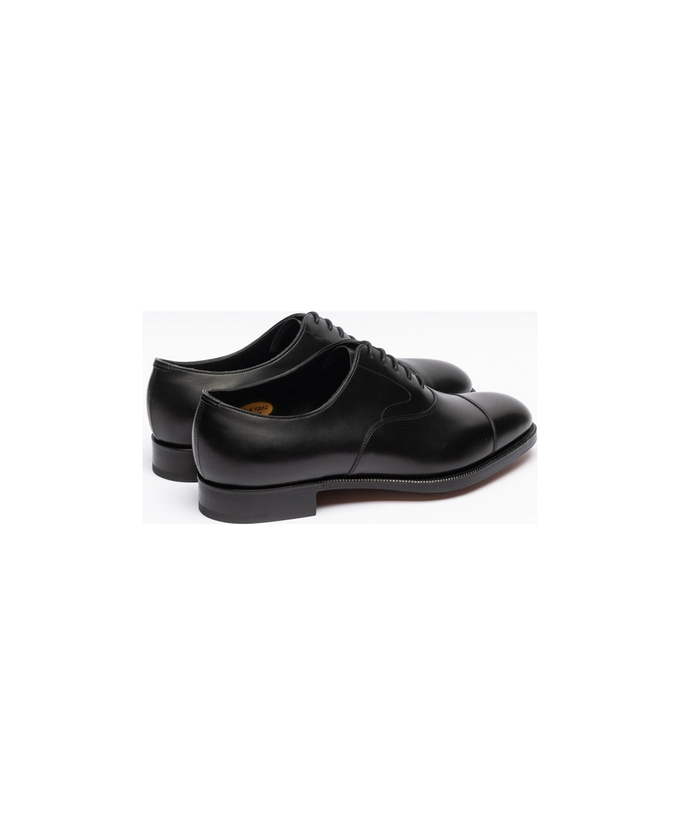 Edward Green Chelsea Black Calf Oxford Shoe - Nero
