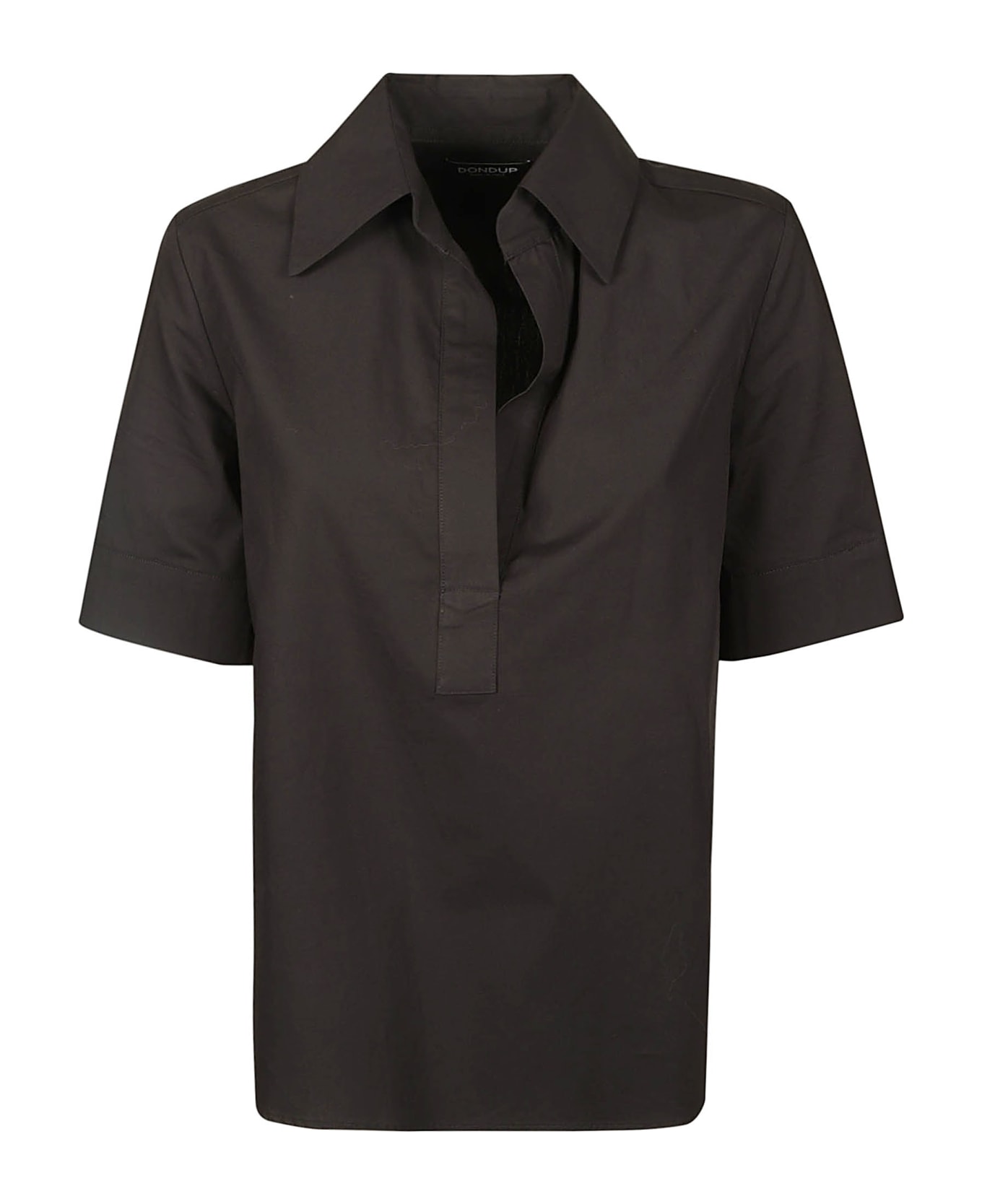 Dondup Button-less Shirt - Black