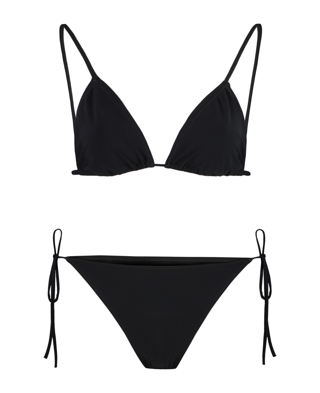 Lido Venti Triangle Bra Bikini - black