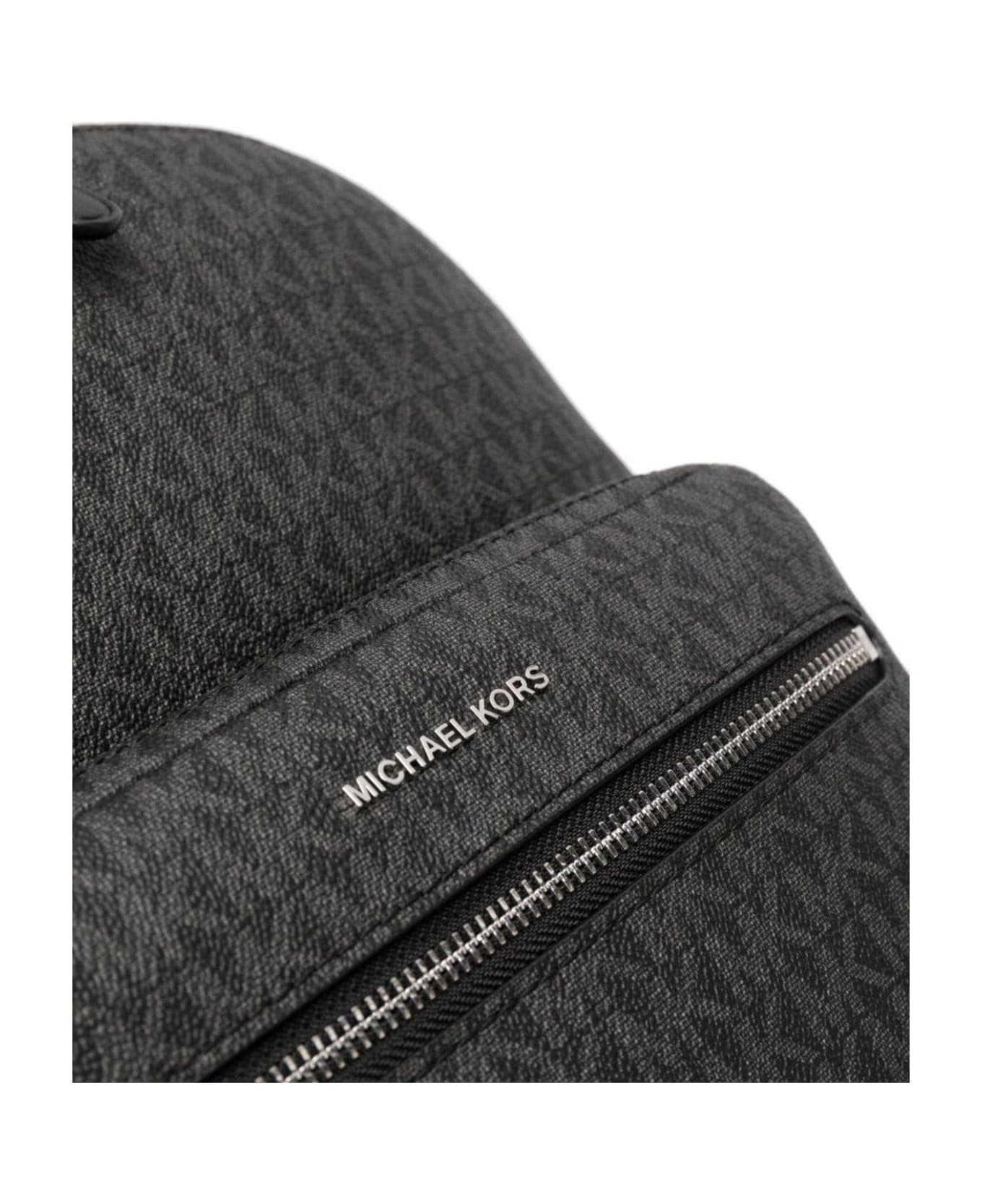 Michael Kors Hudson Logo Plaque Backpack - Black