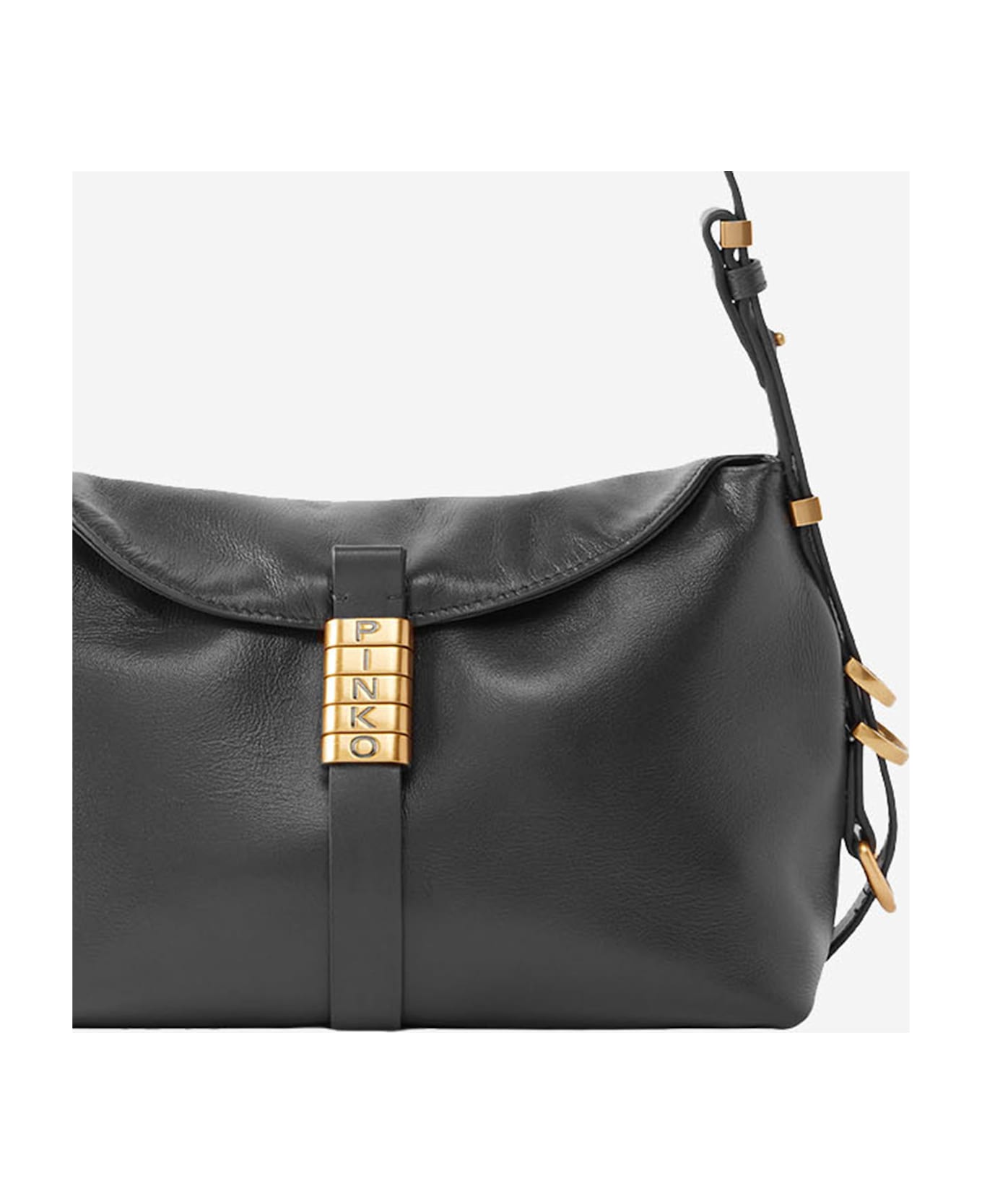 Pinko 
saddle Baguette
 Small Shoulder Bag - Black