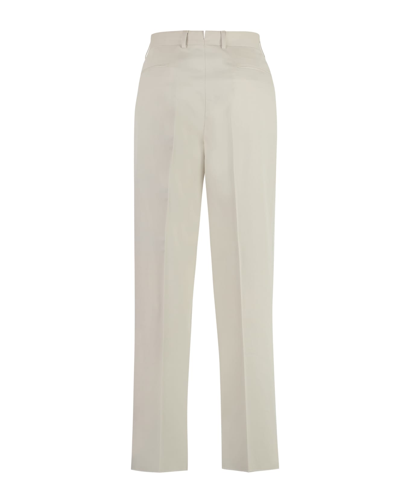 Zegna Stretch Cotton Chino Trousers - Ivory ボトムス