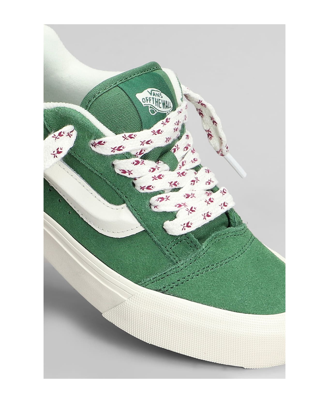 Vans Knu Skool Sneakers In Green Suede - green