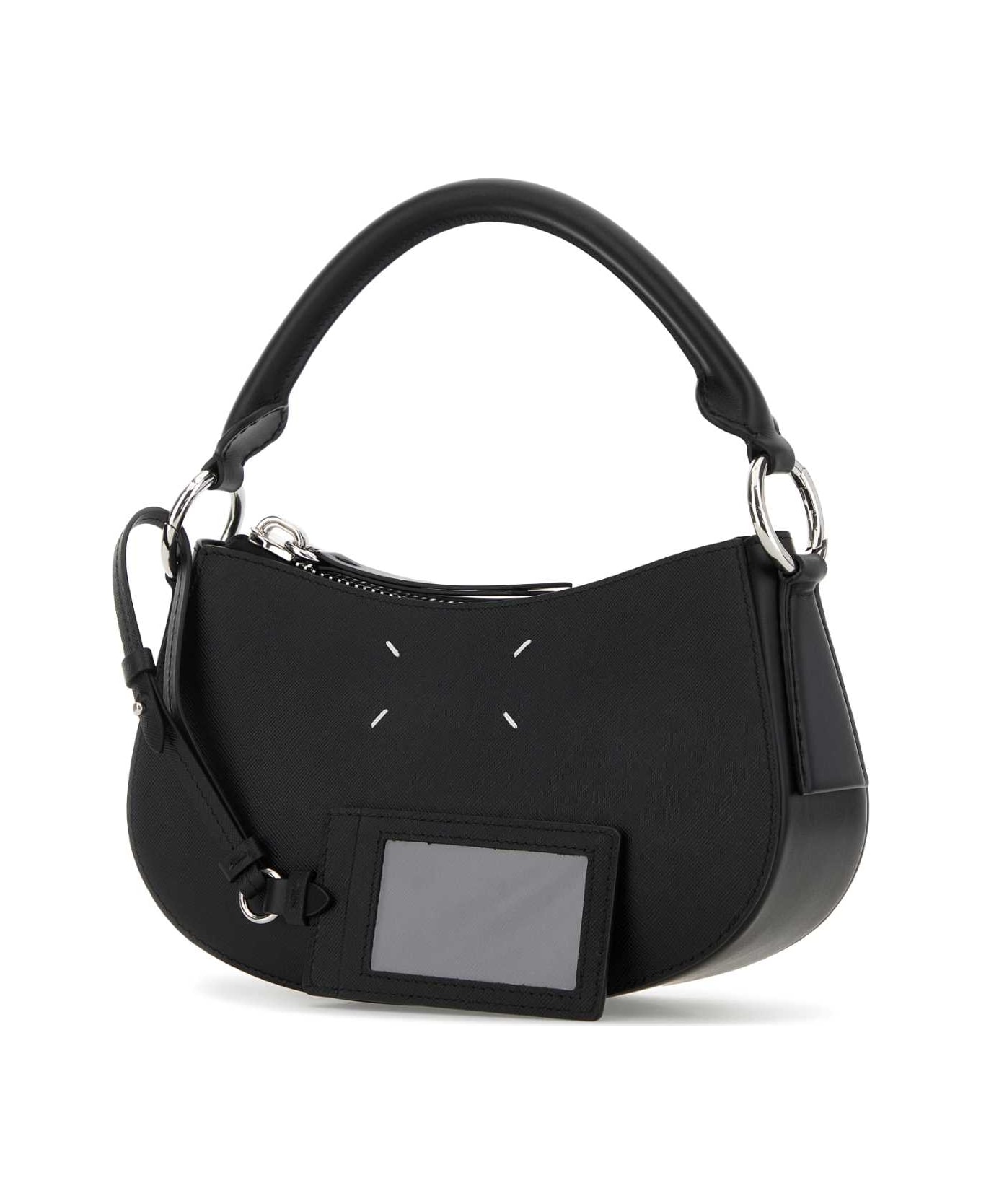 Maison Margiela Black Leather Handbag - BLACK