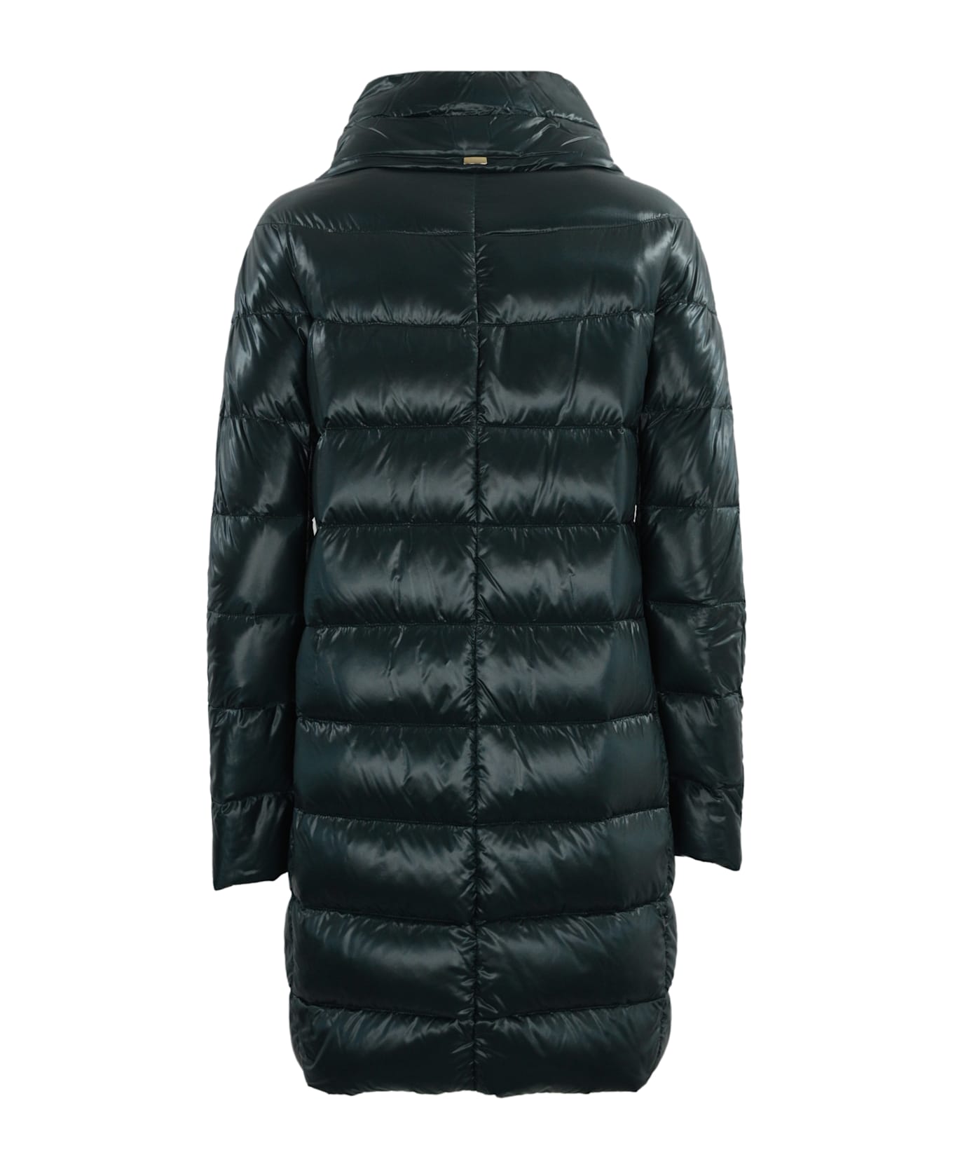 Herno Dora Long Quilted Down Jacket - Petrolio ジャケット