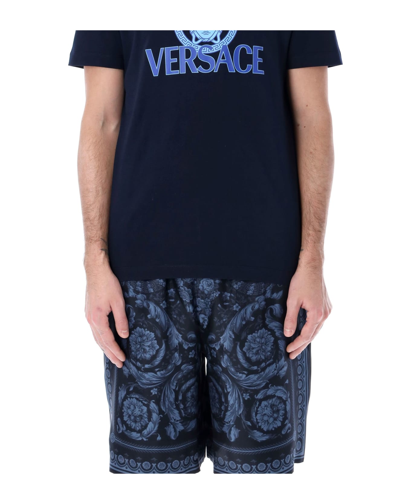 Versace Medusa Logo T-shirt - BLUE