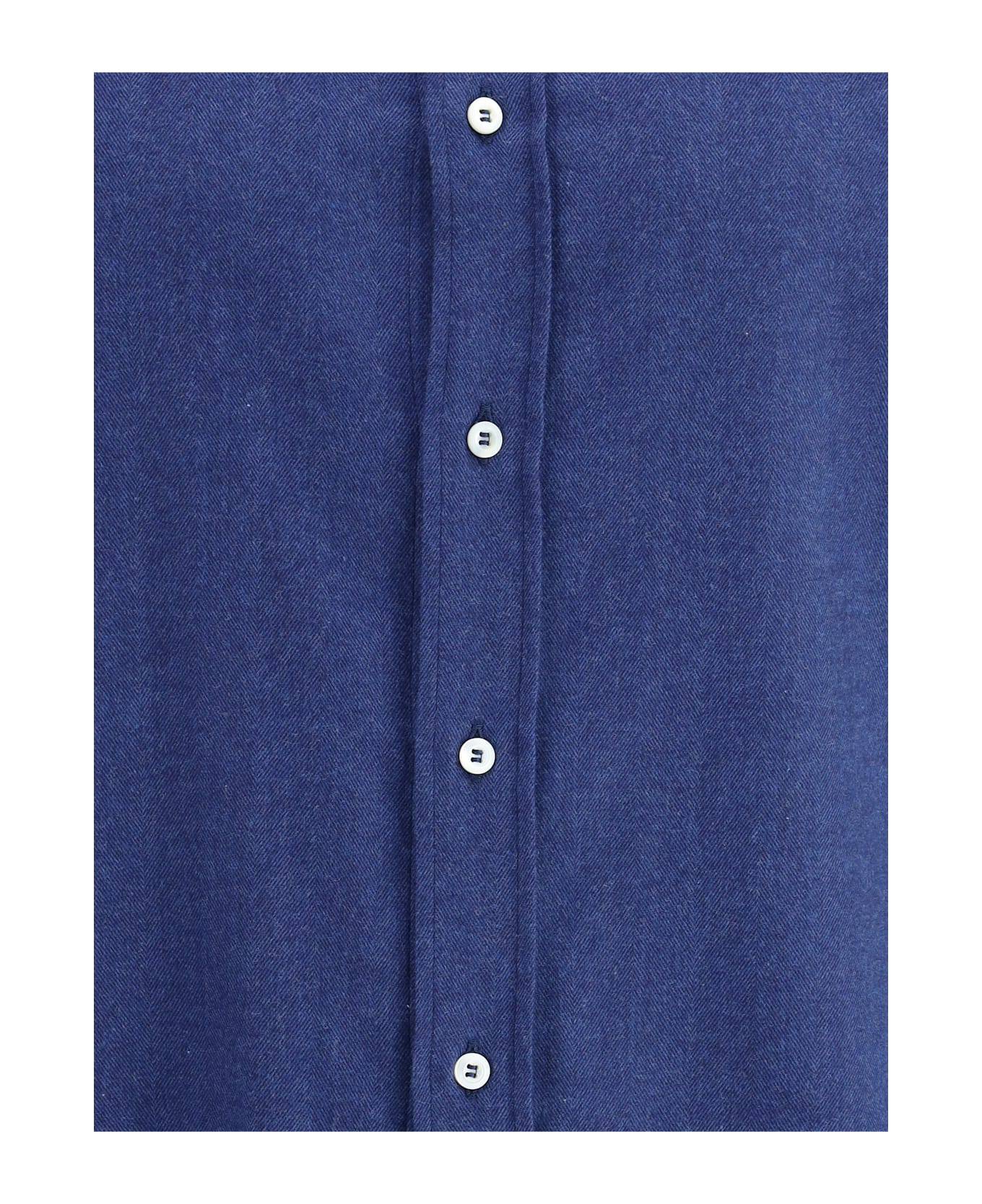 Brunello Cucinelli Cotton Shirt - Blue