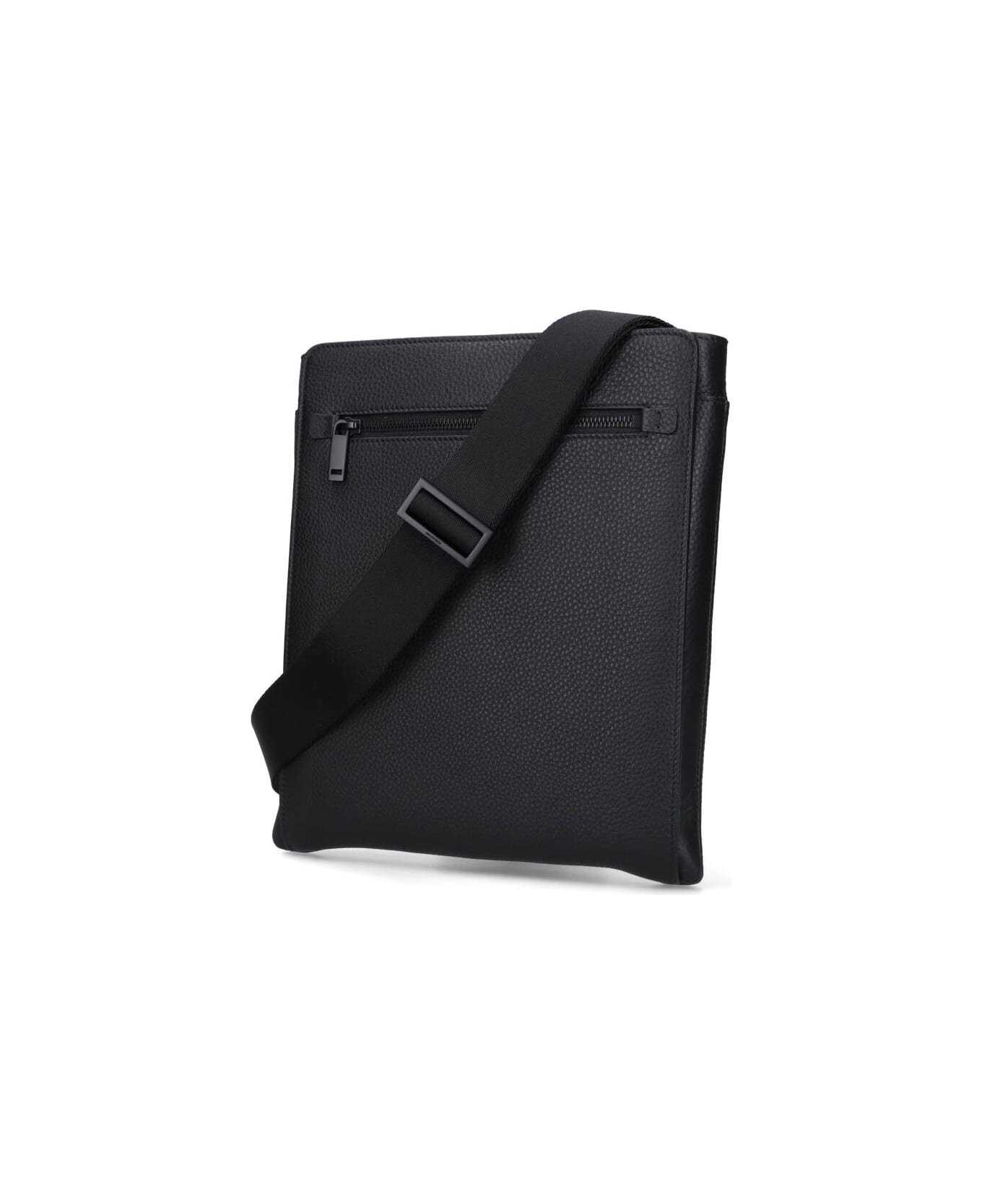 Ferragamo Logo Shoulder Bag - Black  