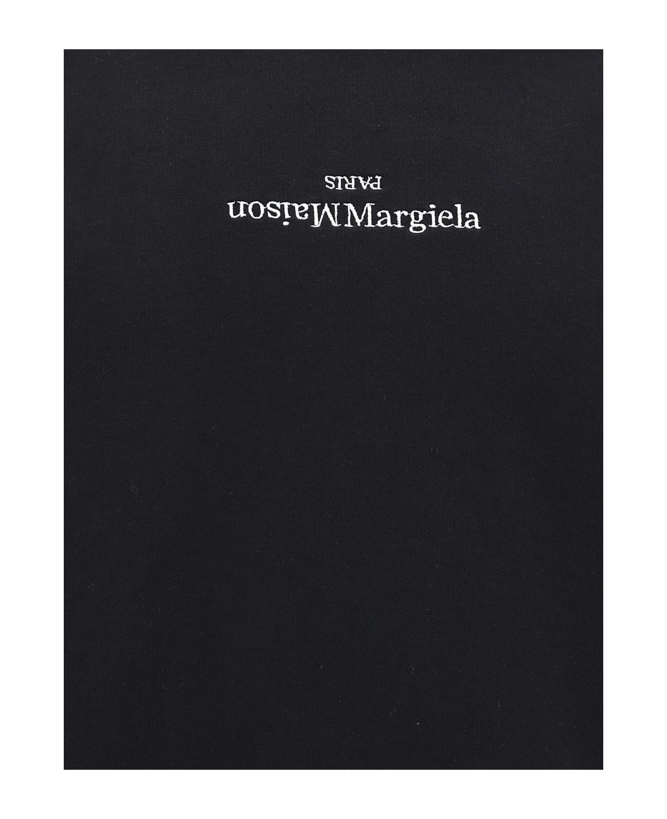 Maison Margiela Logo Hoodie - Black