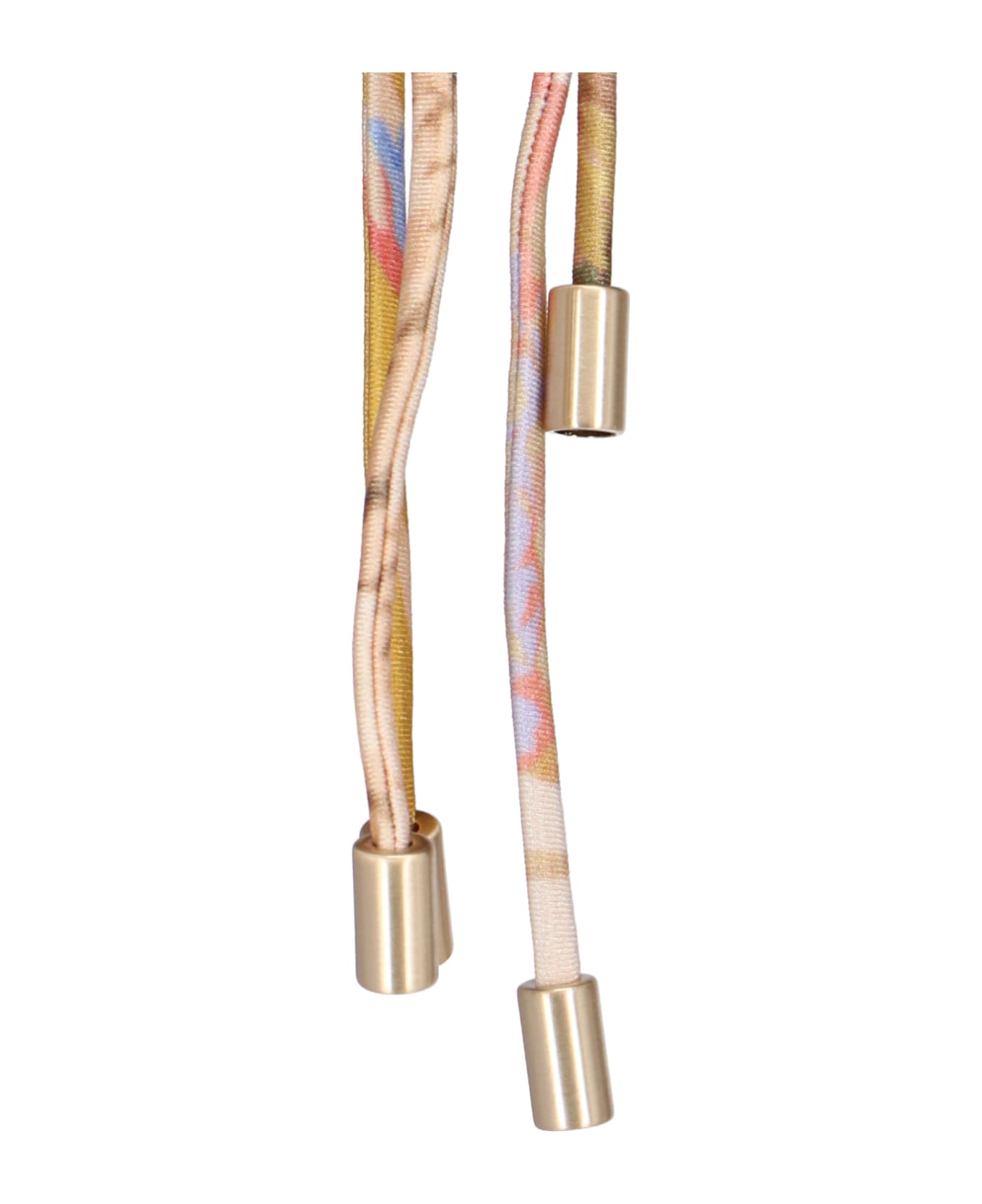 Zimmermann 'august Spliced Ring Tie' Bikini Set - Multicolor