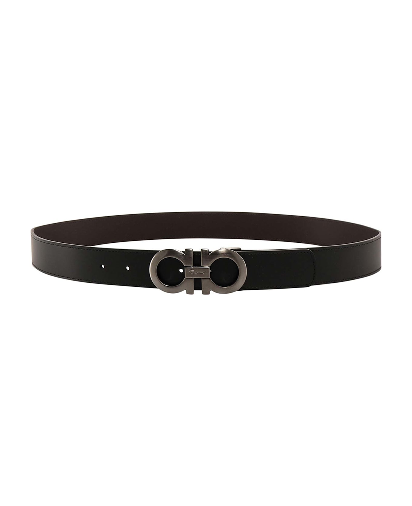 Ferragamo Leather Belt - Black