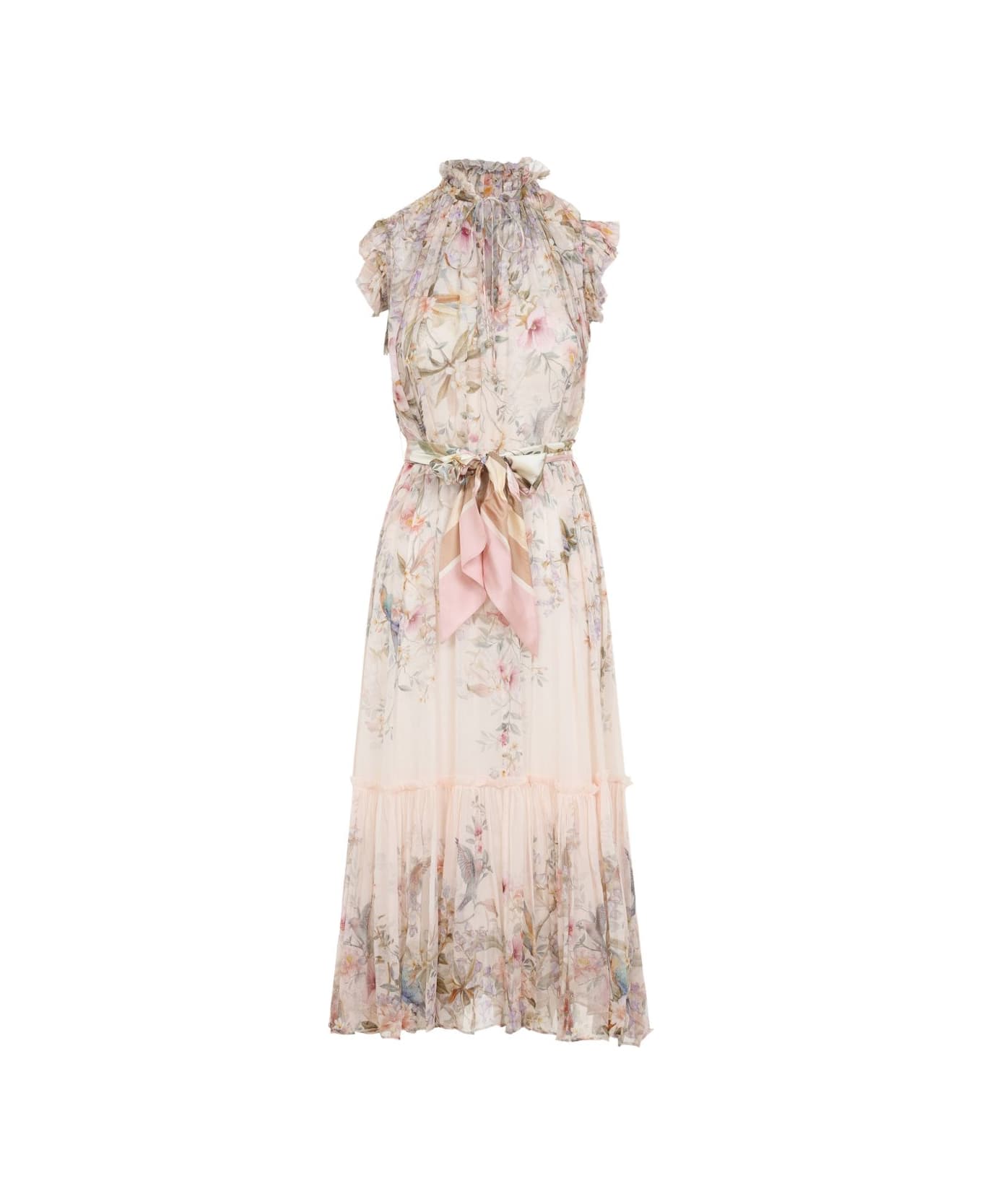 Zimmermann Rebellion Long Dress - Beige