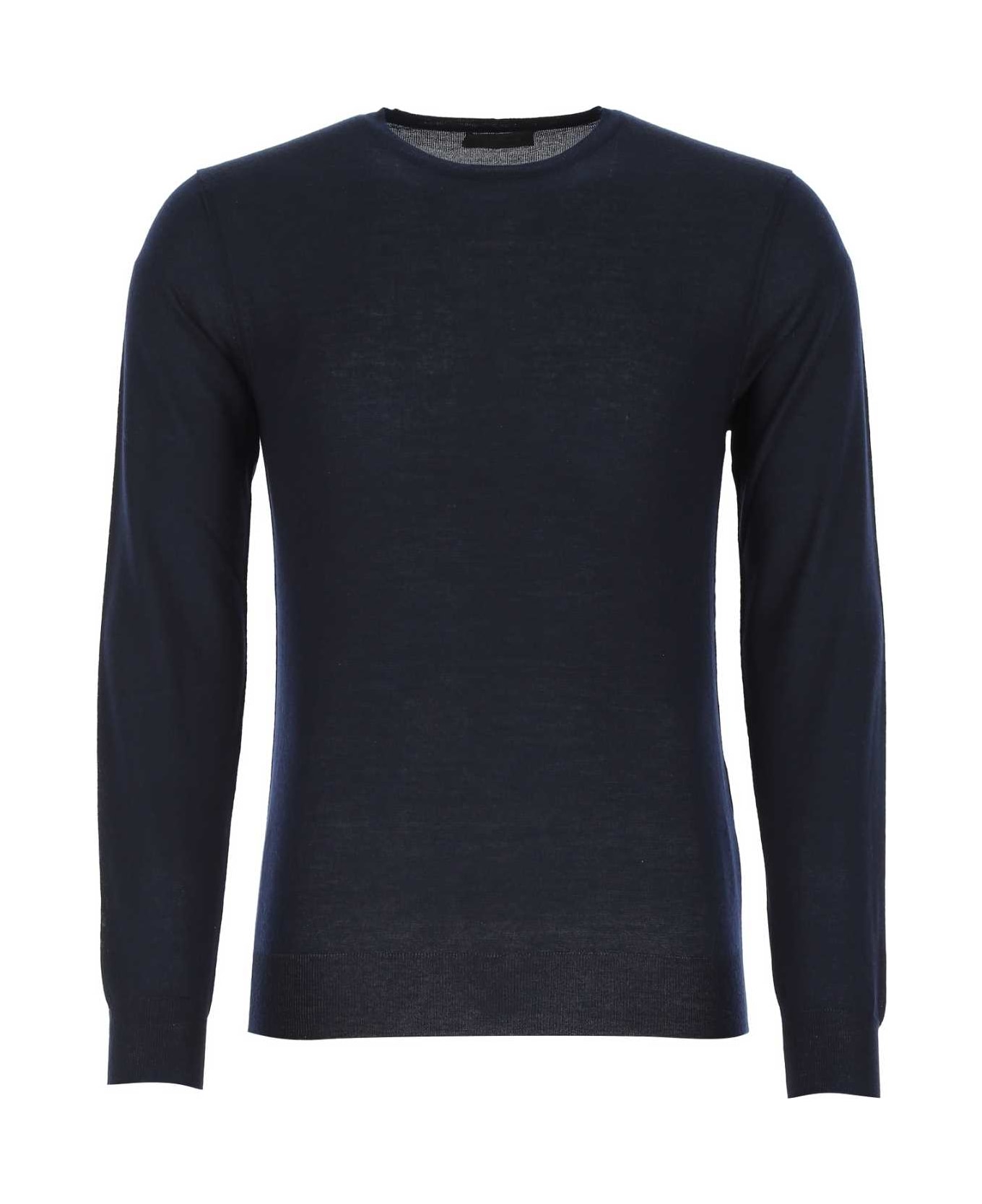 Prada Navy Blue Cashmere Sweater - F0008