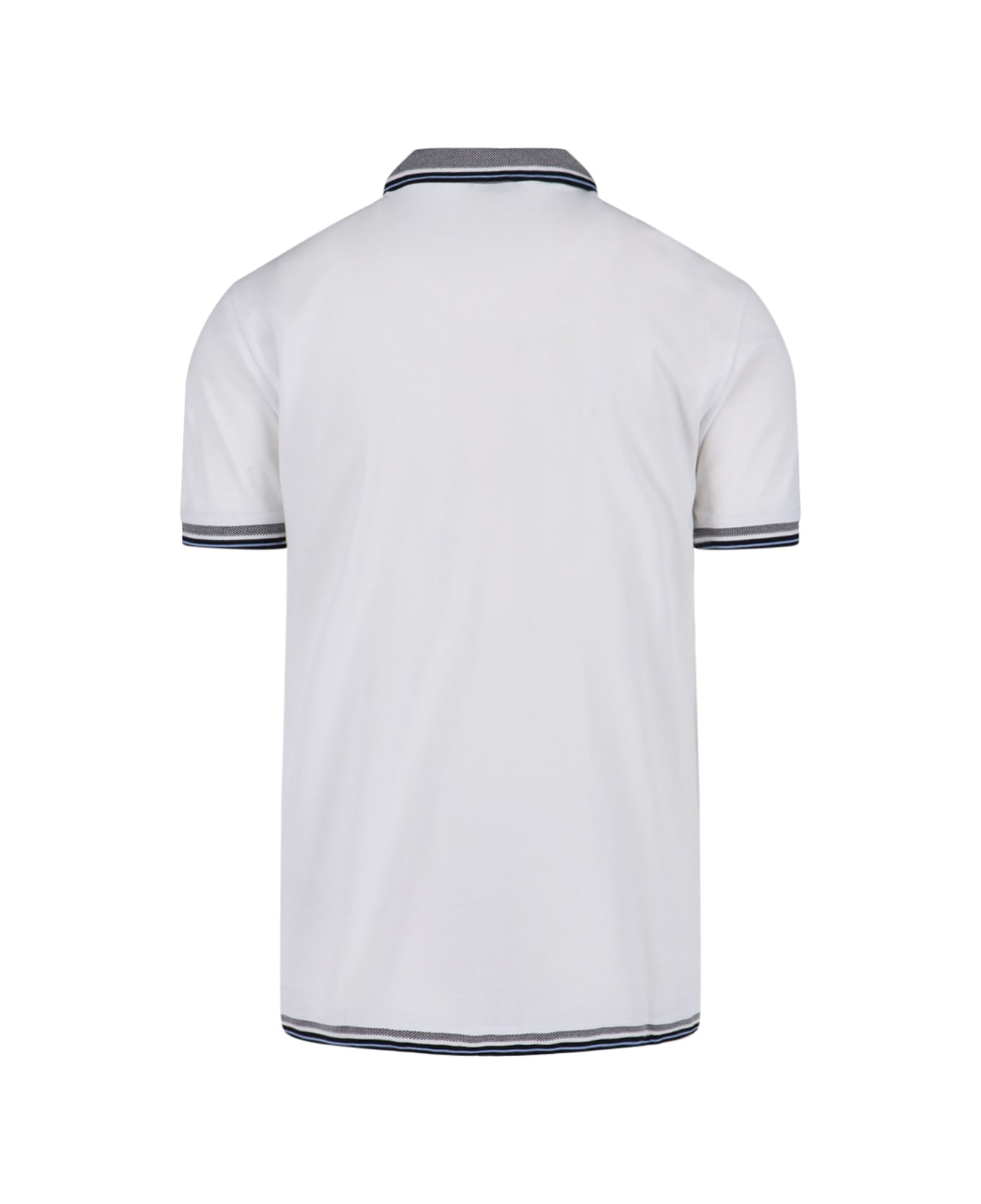 Emporio Armani Logo Polo Shirt - OFF WHITE
