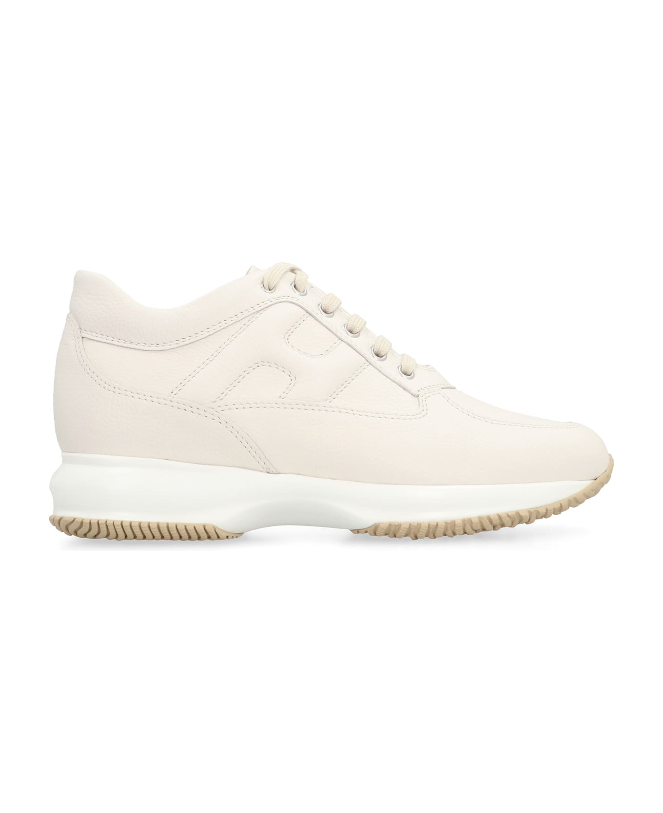 Hogan Interactive Leather Sneakers - White