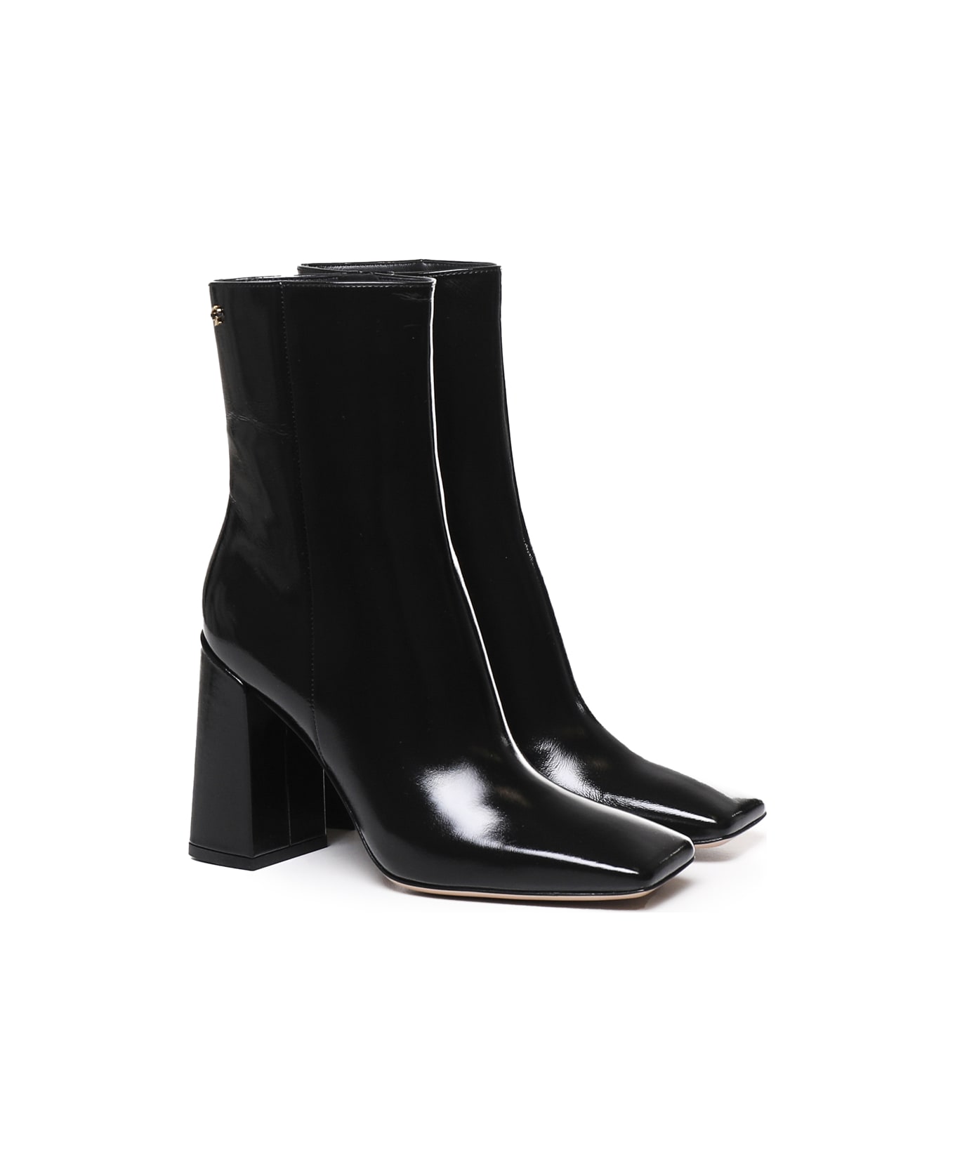 Gianvito Rossi Nuit Boots In Patent Leather - Black