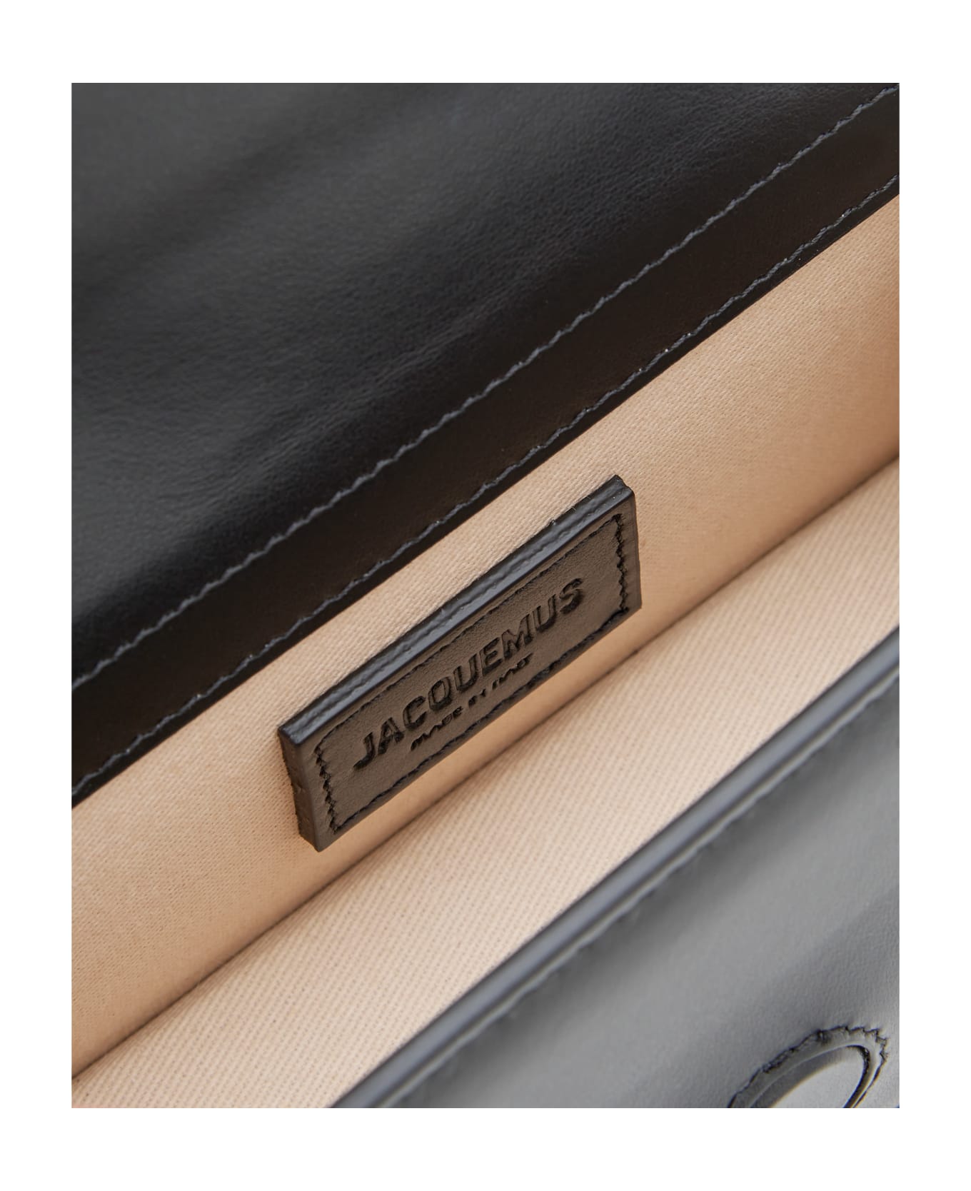 Jacquemus Le Bambino Leather Top Handle Bag - Black