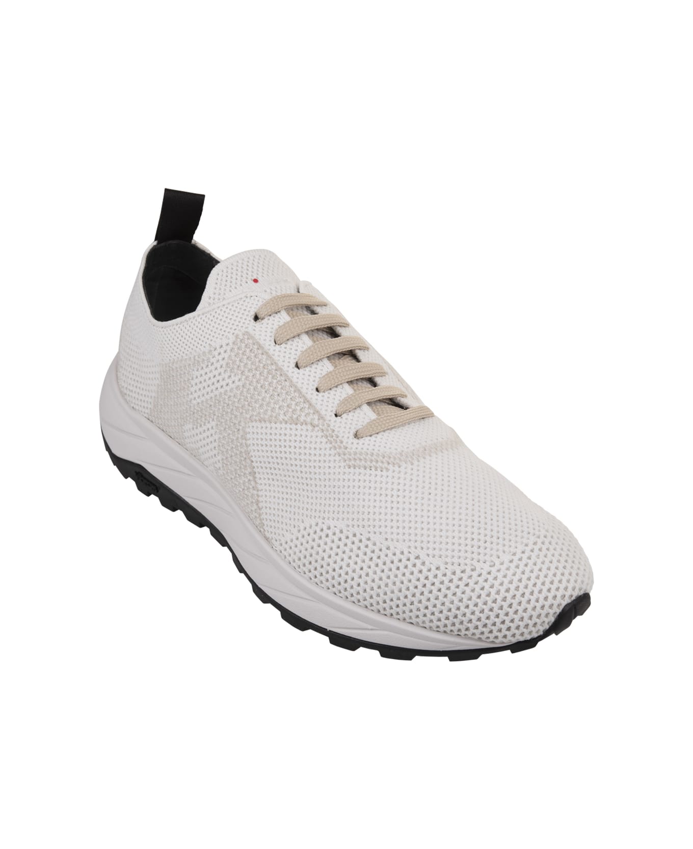 Kiton White Running Sneakers - White